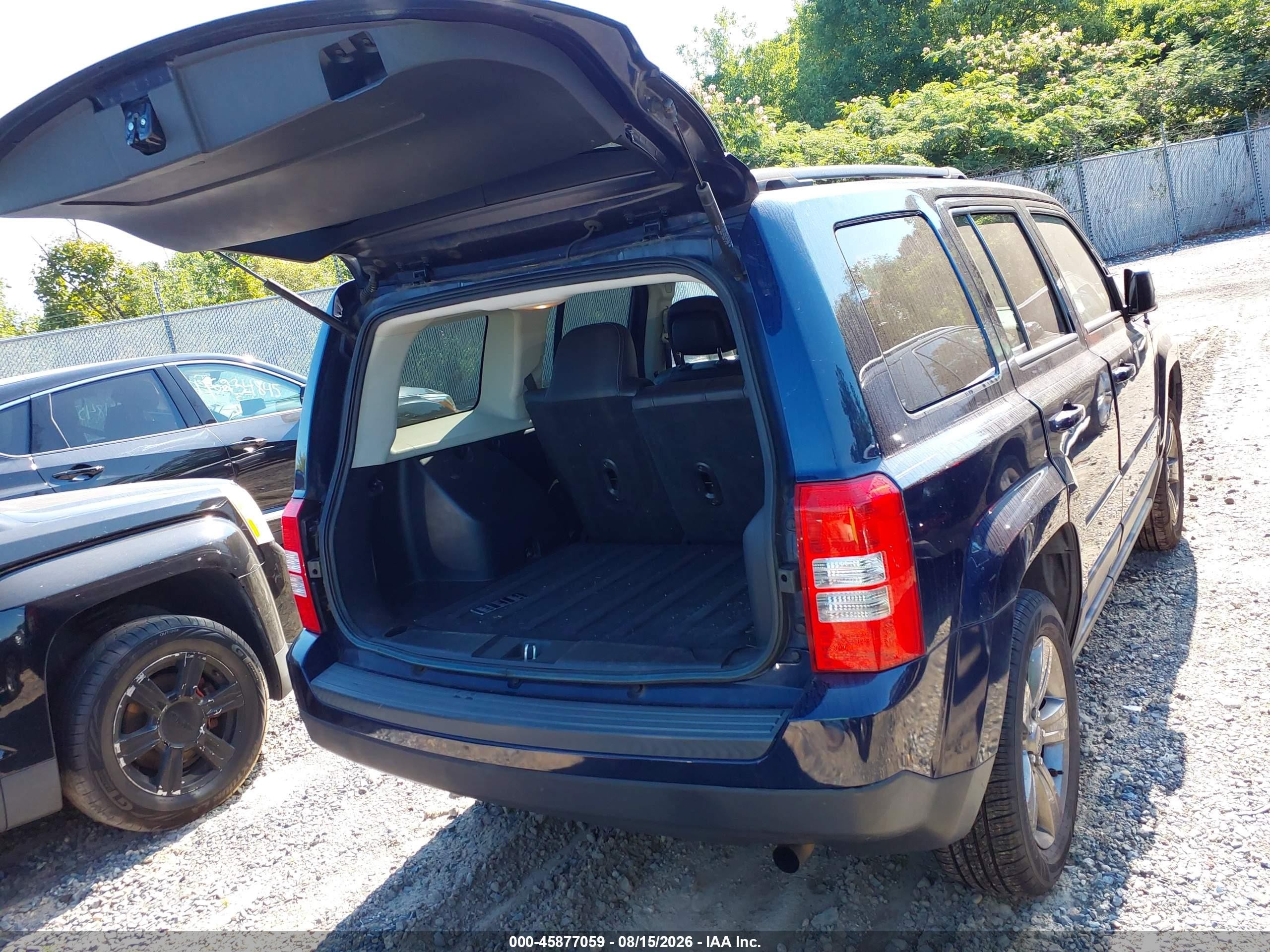 2015 Jeep Patriot High Altitude Edition Blue vin: 1C4NJRFB1FD416947