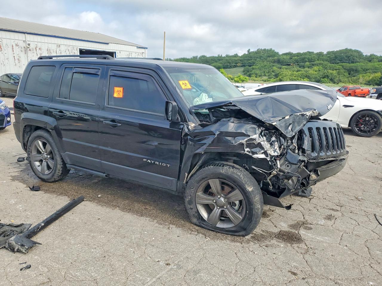 2015 Jeep Patriot Latitude Black vin: 1C4NJRFB1FD439788