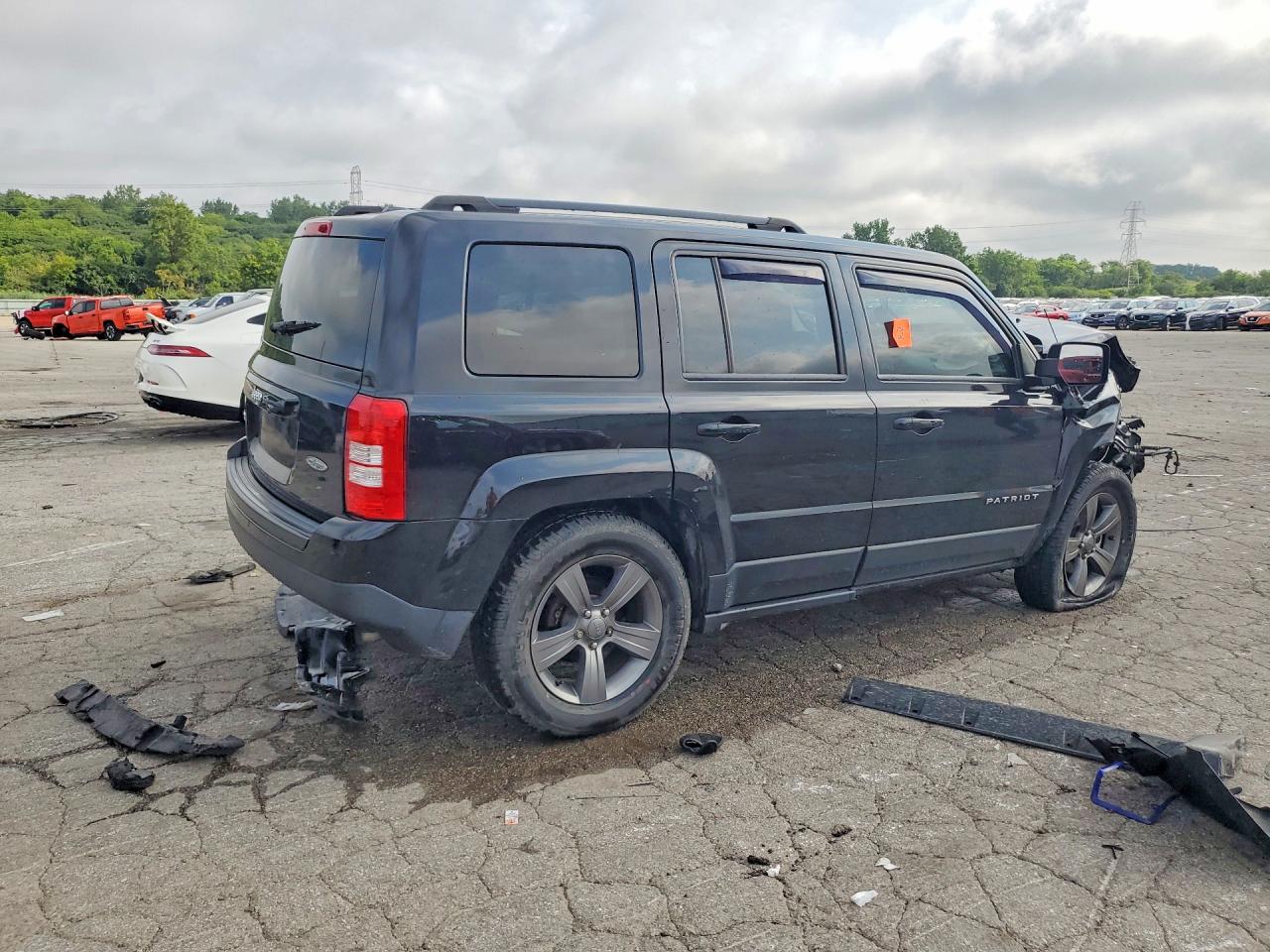2015 Jeep Patriot Latitude Black vin: 1C4NJRFB1FD439788