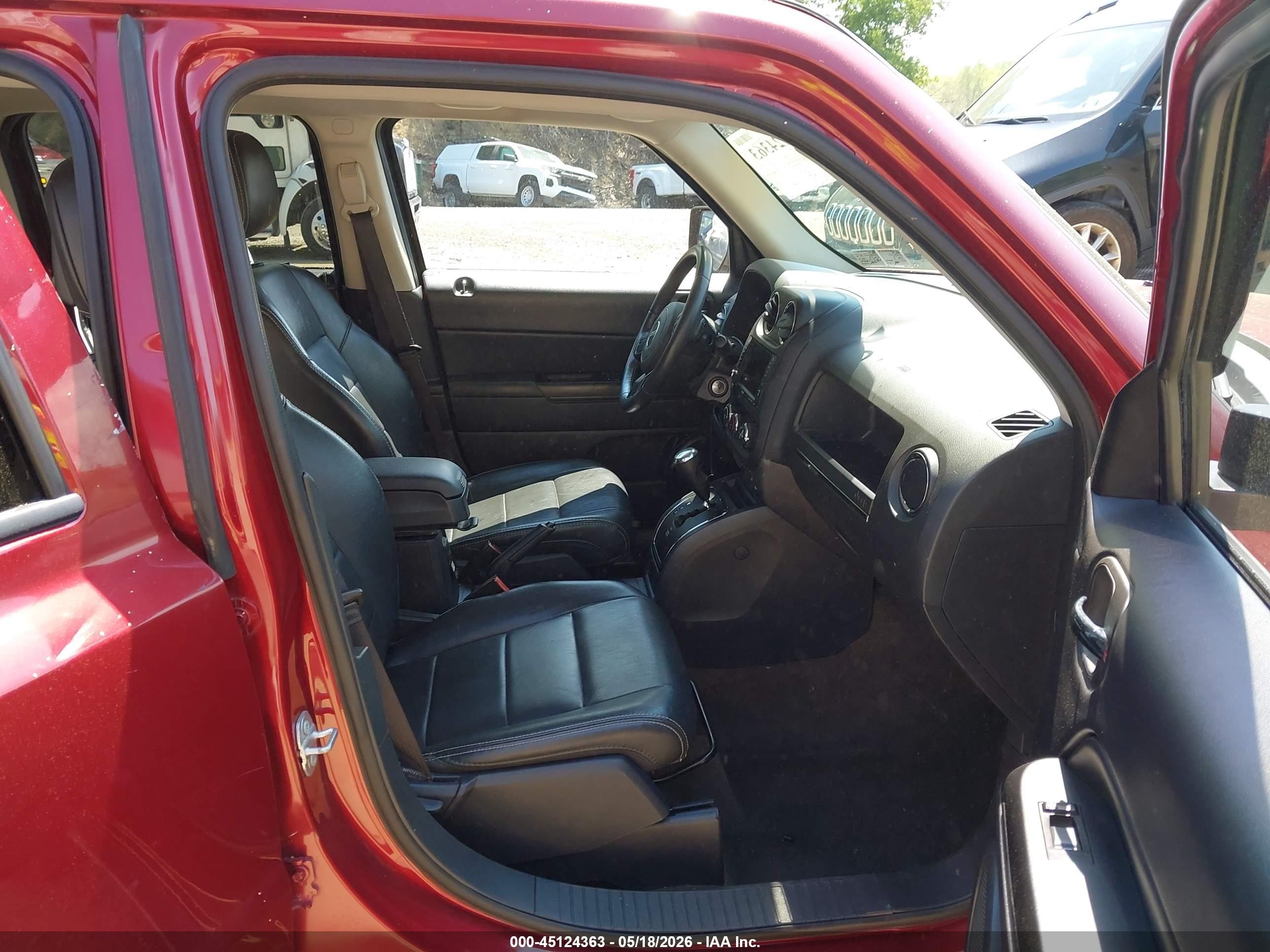 2017 Jeep Patriot High Altitude 4x4 Red vin: 1C4NJRFB1HD151885