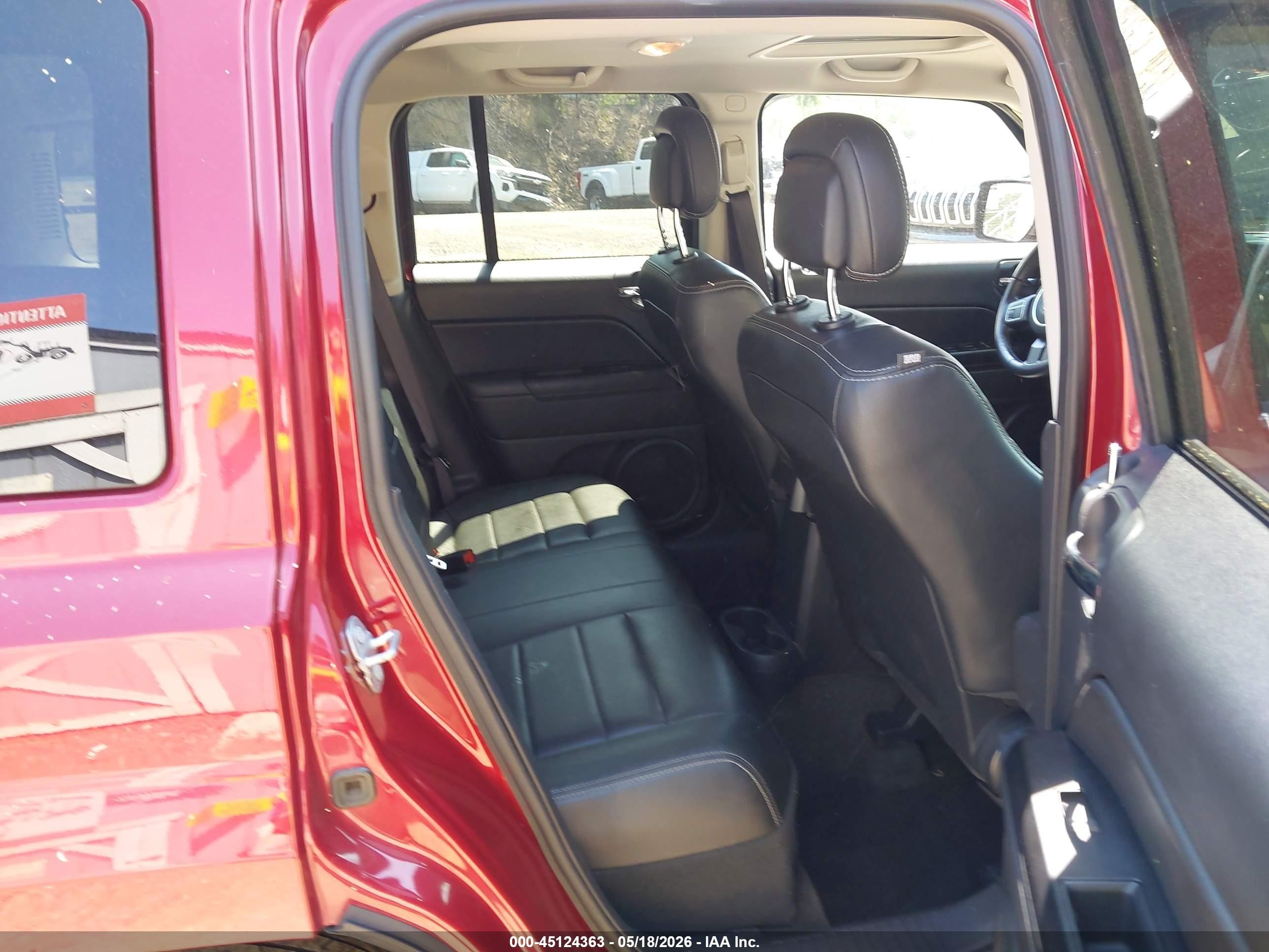 2017 Jeep Patriot High Altitude 4x4 Red vin: 1C4NJRFB1HD151885