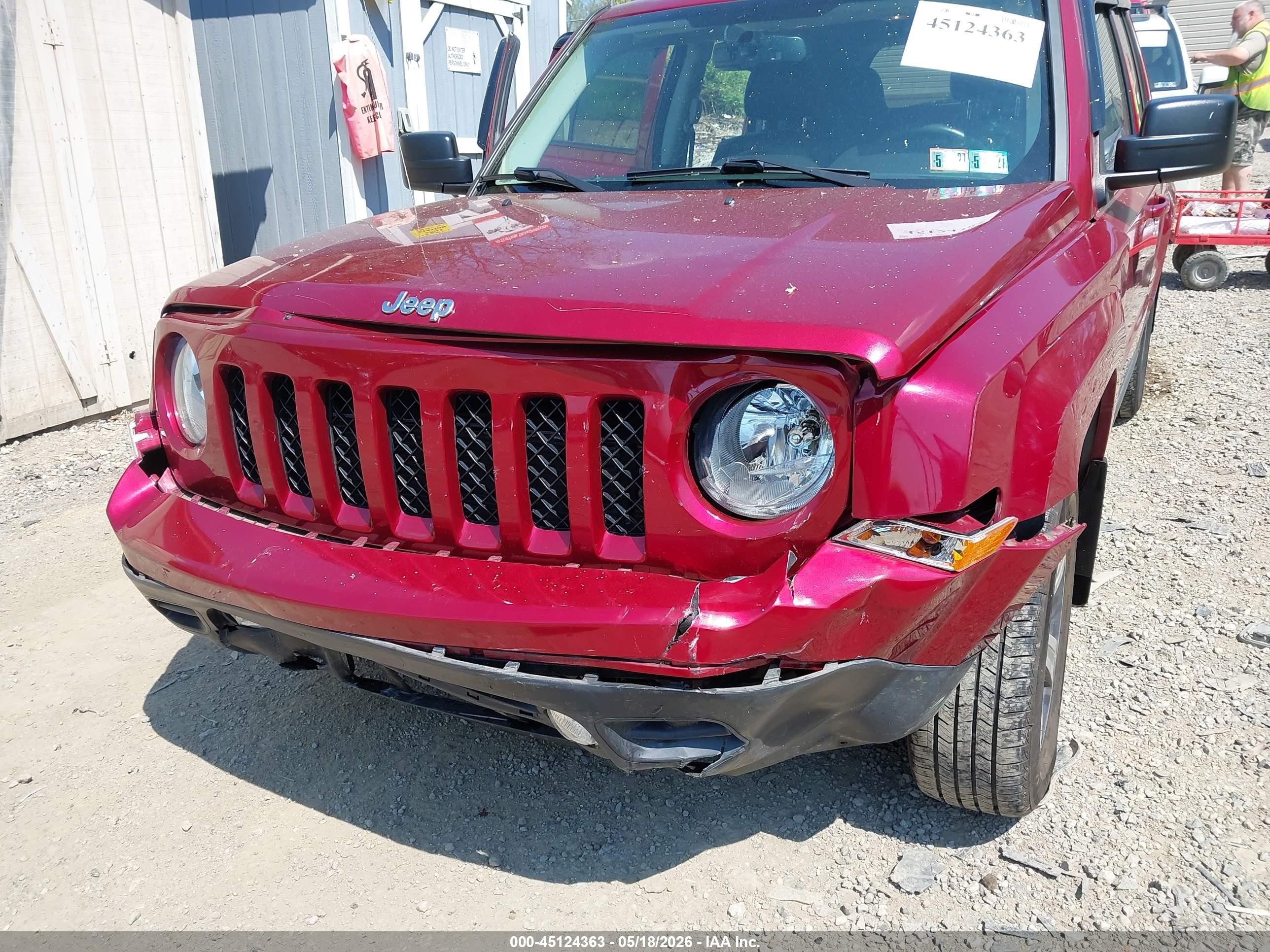 2017 Jeep Patriot High Altitude 4x4 Red vin: 1C4NJRFB1HD151885