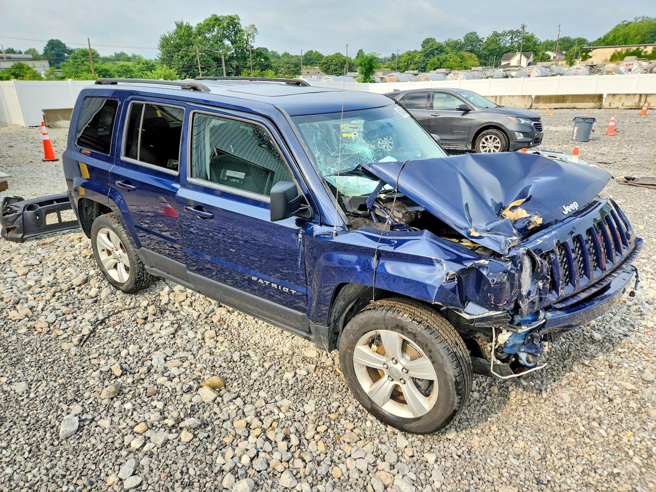 2013 Jeep Patriot Latitude Blue vin: 1C4NJRFB2DD248796