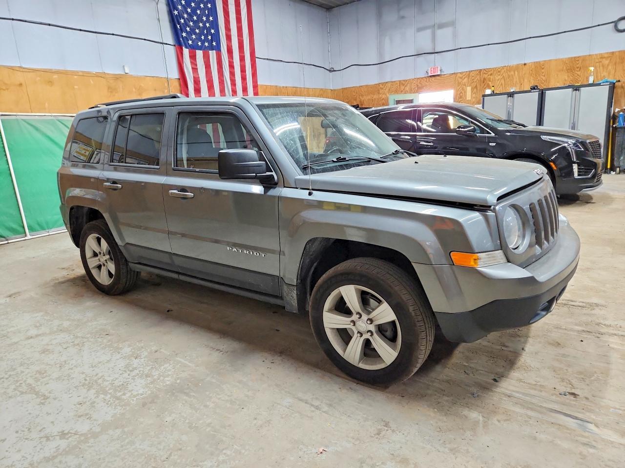 2014 Jeep Patriot Latitude Серый vin: 1C4NJRFB2ED616430