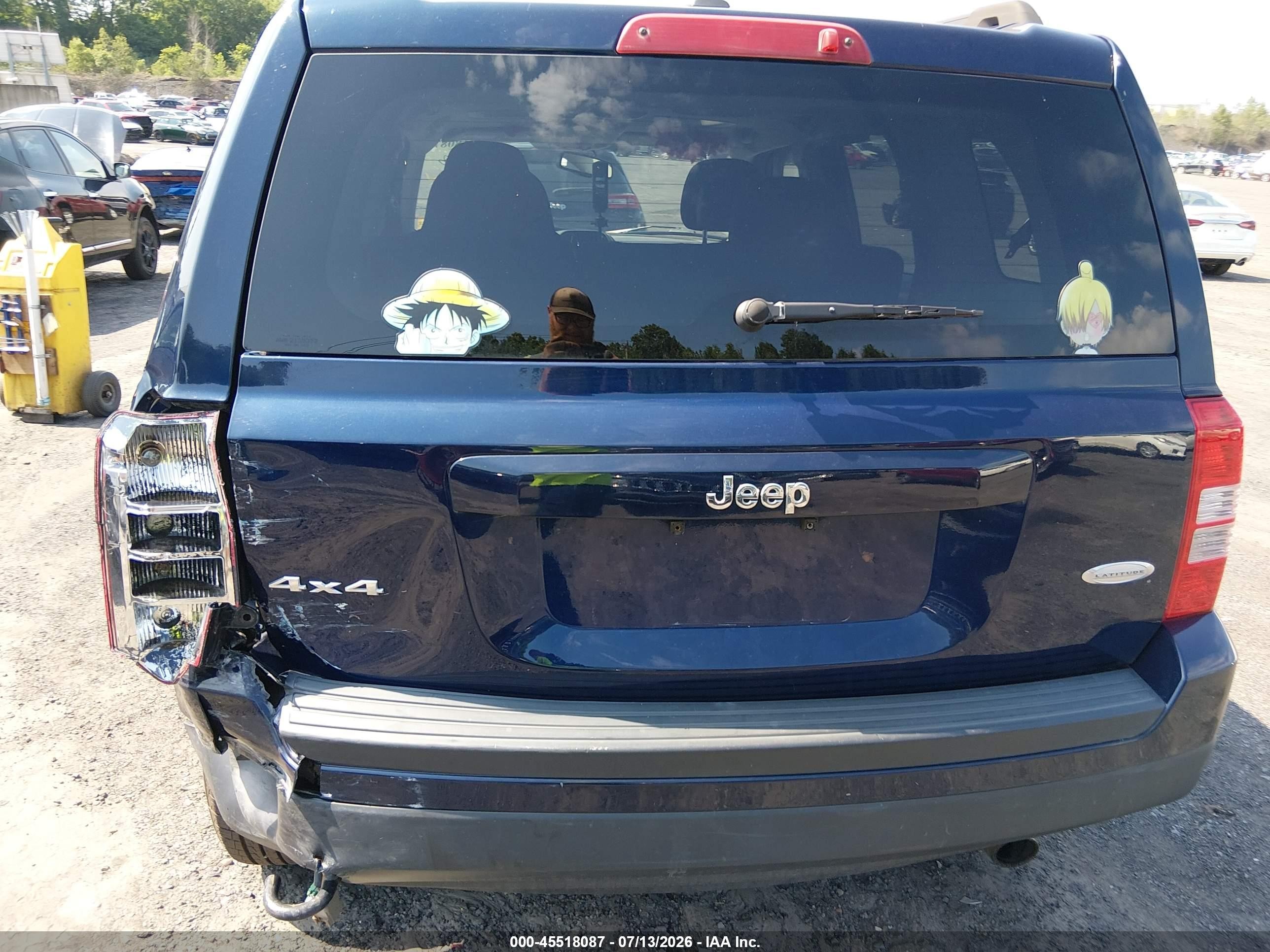 2014 Jeep Patriot Latitude Blue vin: 1C4NJRFB2ED687613