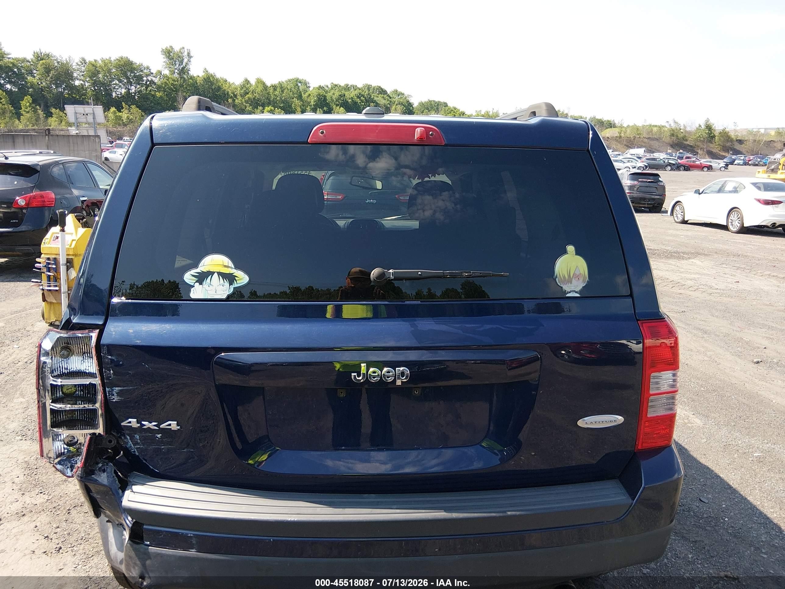 2014 Jeep Patriot Latitude Blue vin: 1C4NJRFB2ED687613