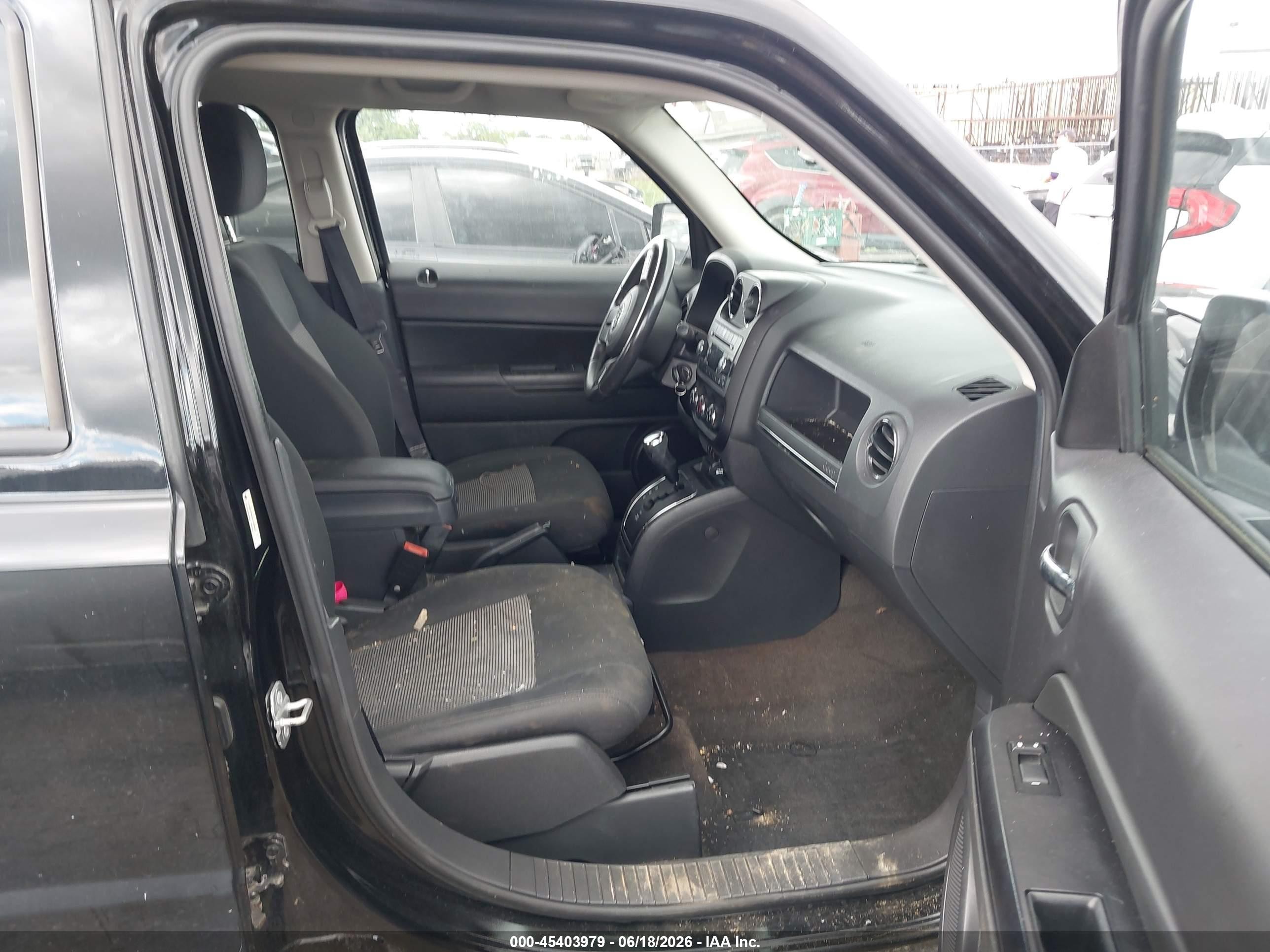 2014 Jeep Patriot Latitude Black vin: 1C4NJRFB2ED788523