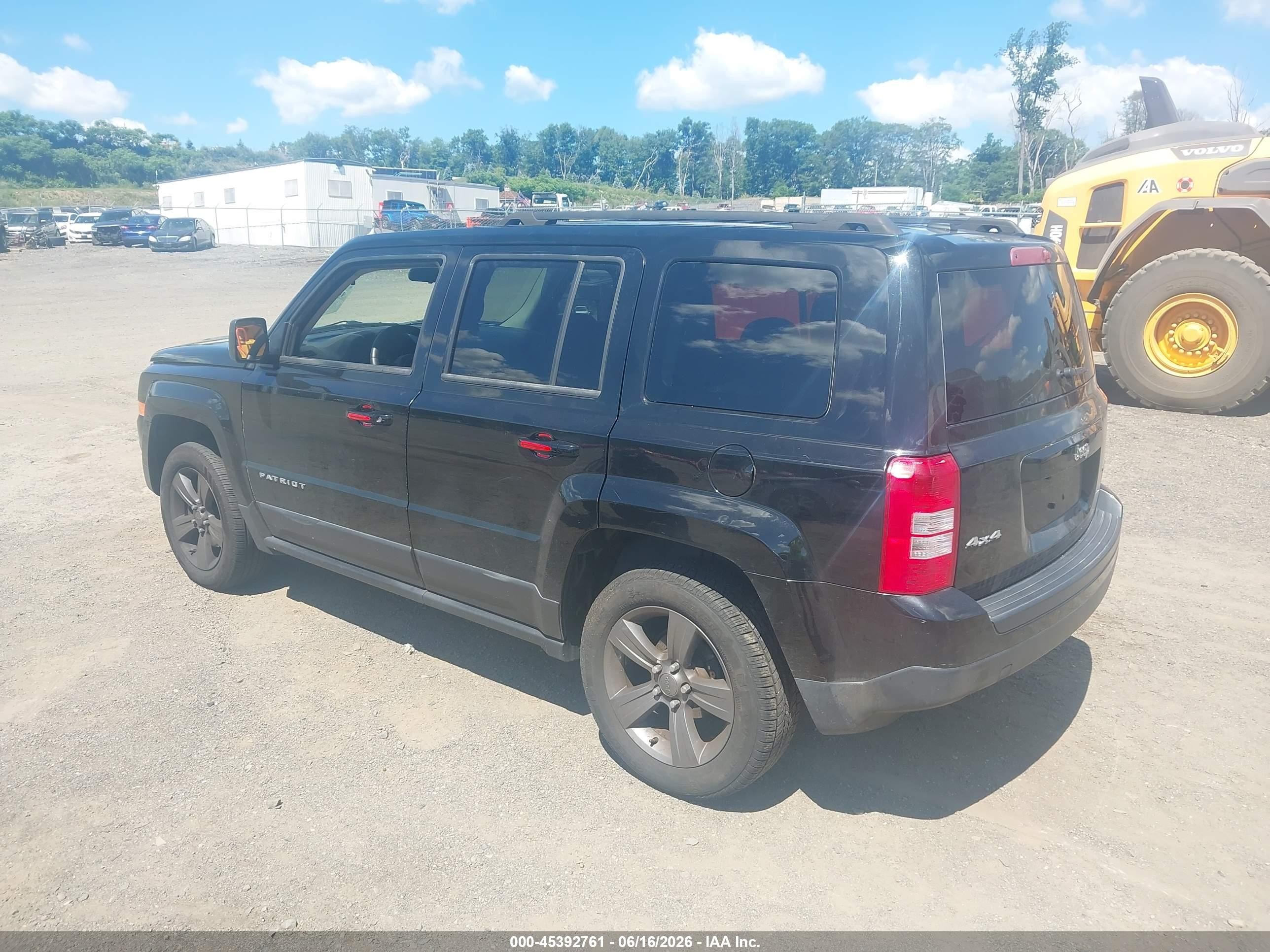 2015 Jeep Patriot High Altitude Edition Black vin: 1C4NJRFB2FD113983