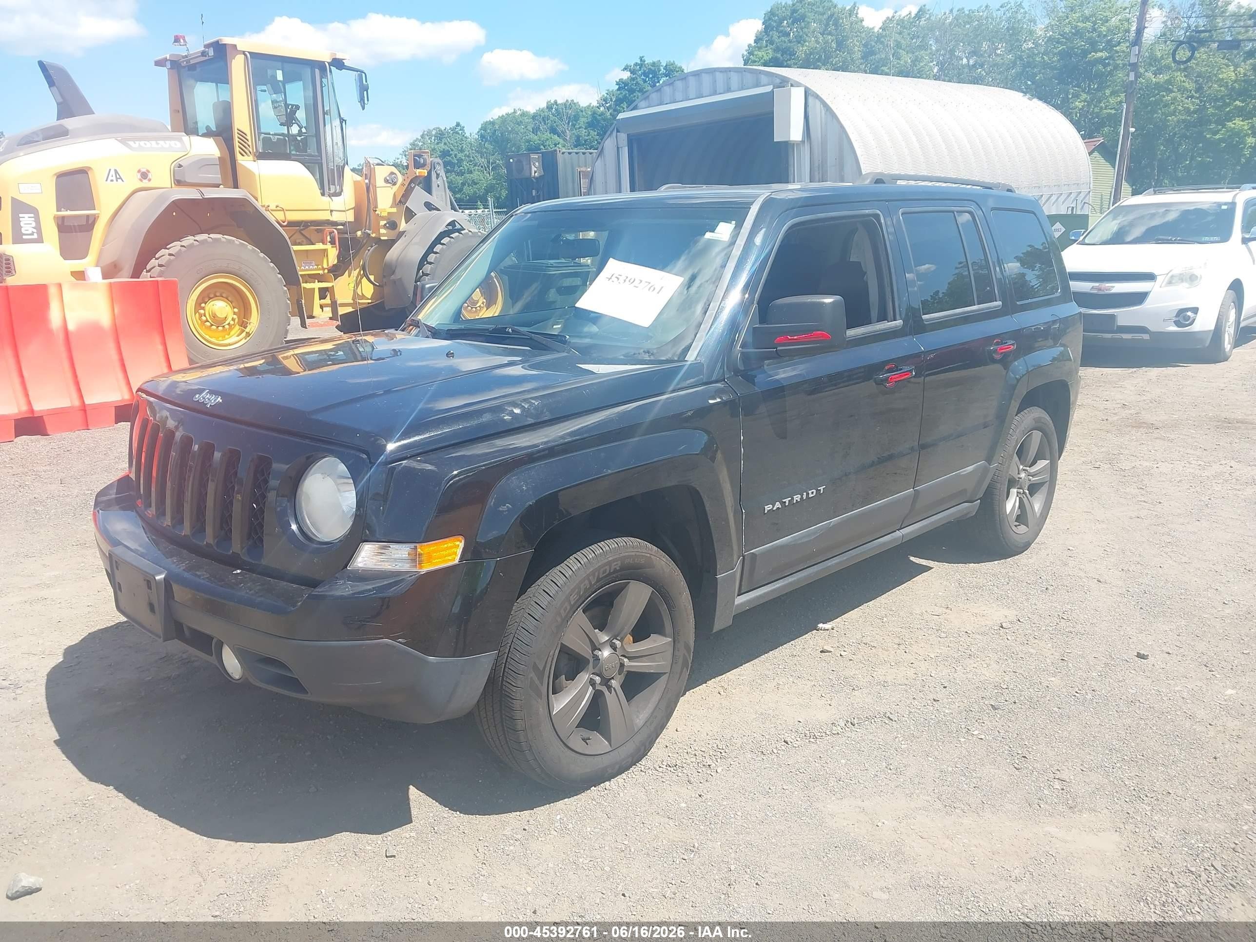 2015 Jeep Patriot High Altitude Edition Black vin: 1C4NJRFB2FD113983