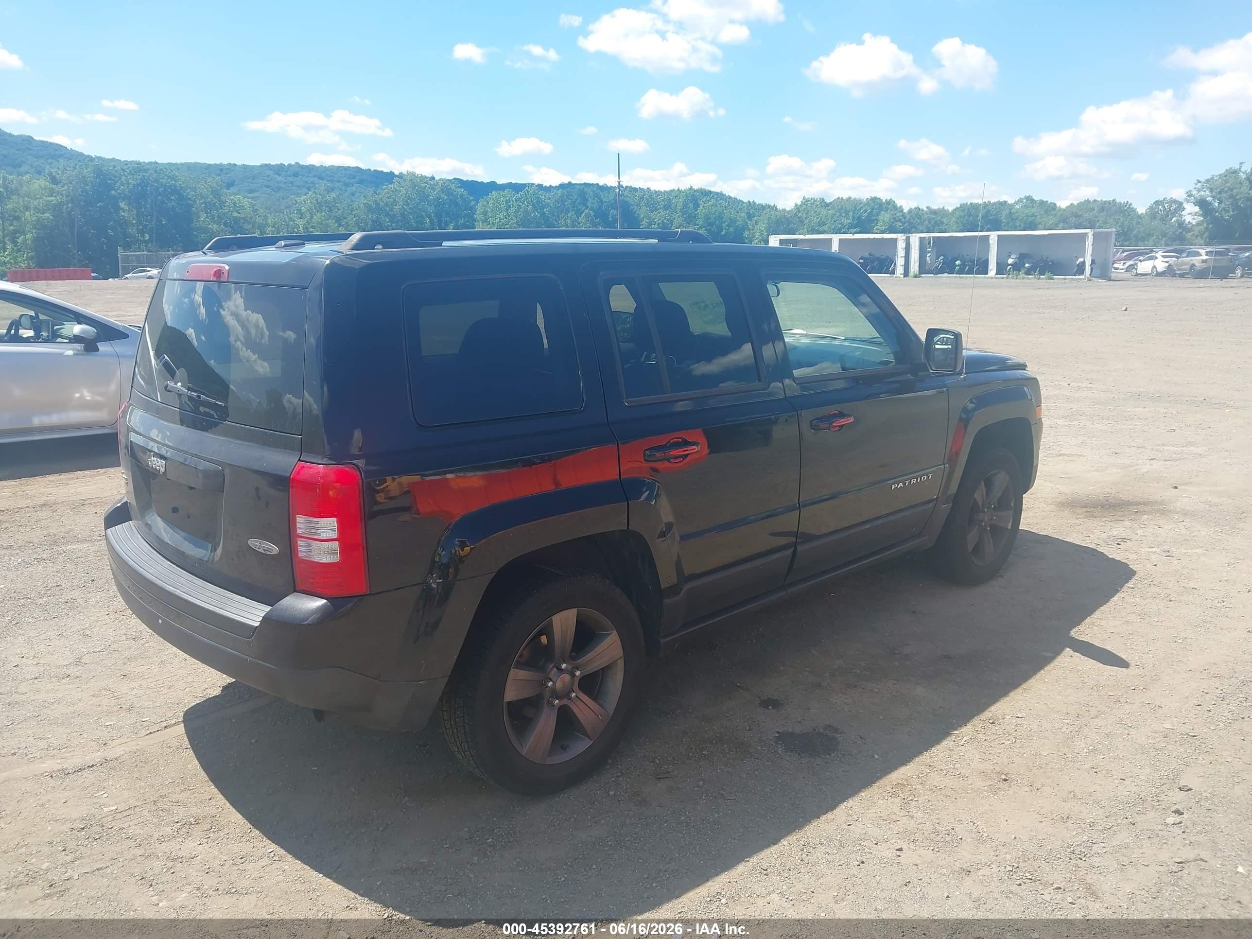 2015 Jeep Patriot High Altitude Edition Black vin: 1C4NJRFB2FD113983