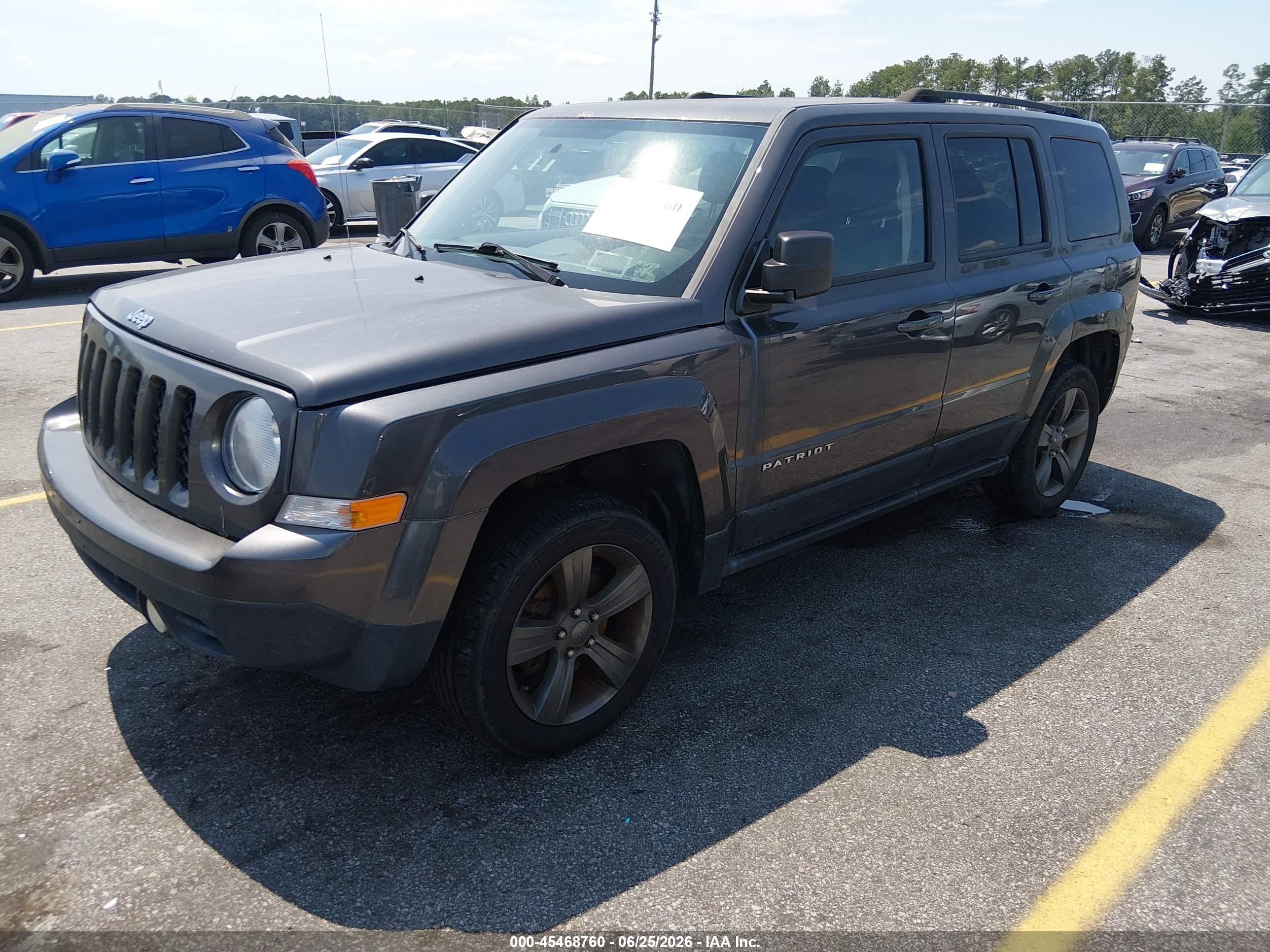2015 Jeep Patriot High Altitude Edition Gray vin: 1C4NJRFB2FD114258