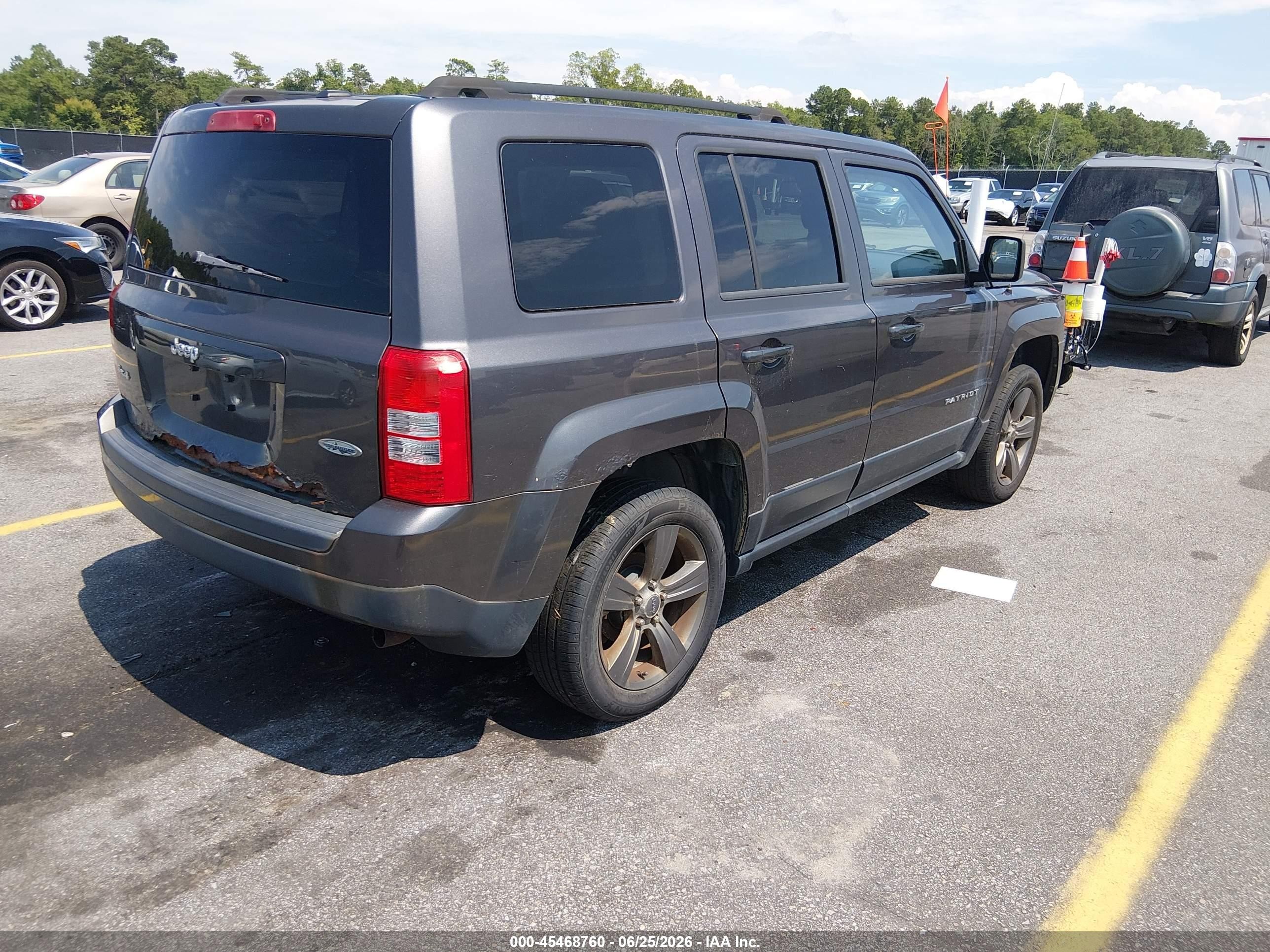 2015 Jeep Patriot High Altitude Edition Gray vin: 1C4NJRFB2FD114258