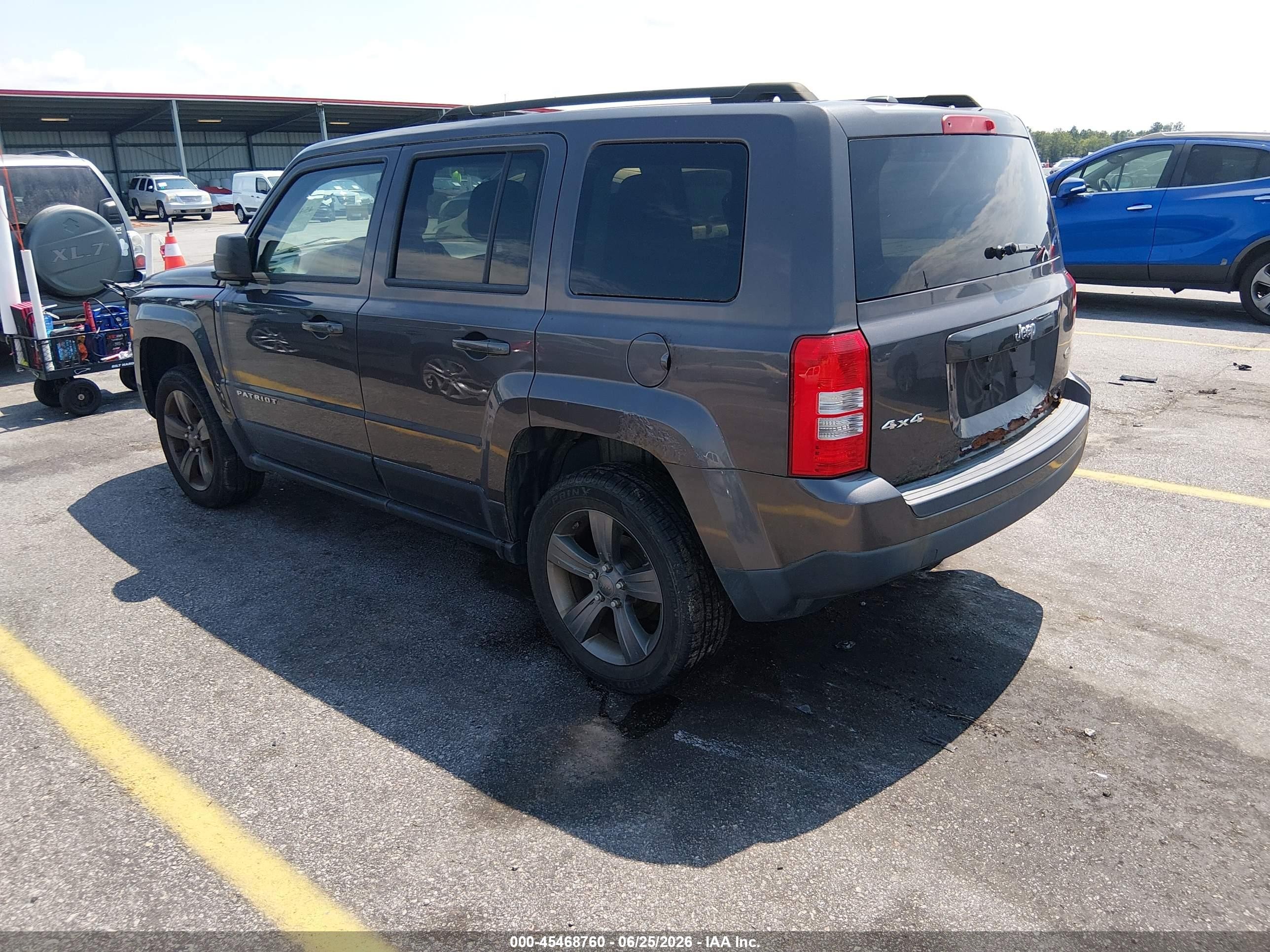 2015 Jeep Patriot High Altitude Edition Gray vin: 1C4NJRFB2FD114258