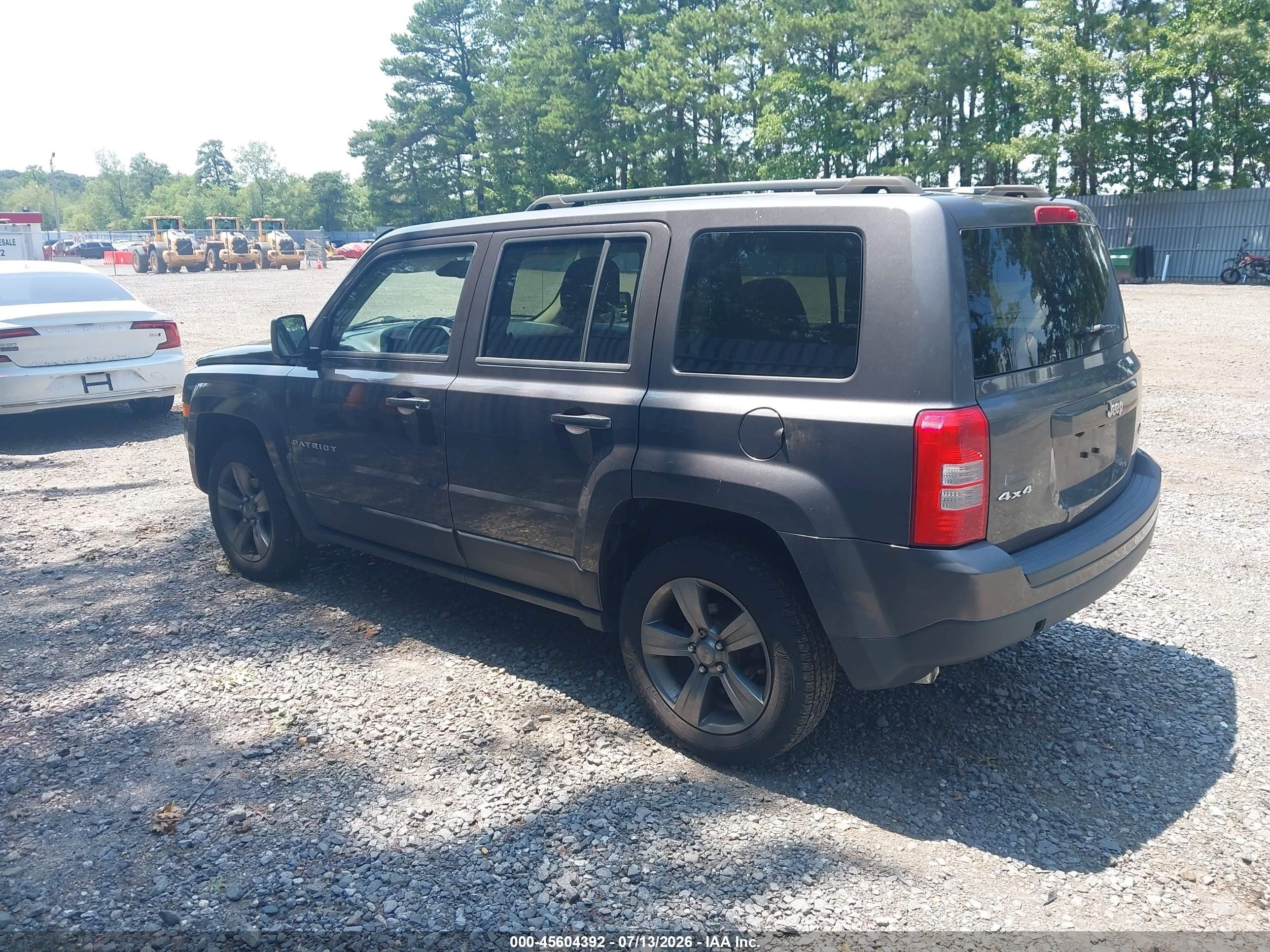 2015 Jeep Patriot High Altitude Edition Gray vin: 1C4NJRFB2FD153996