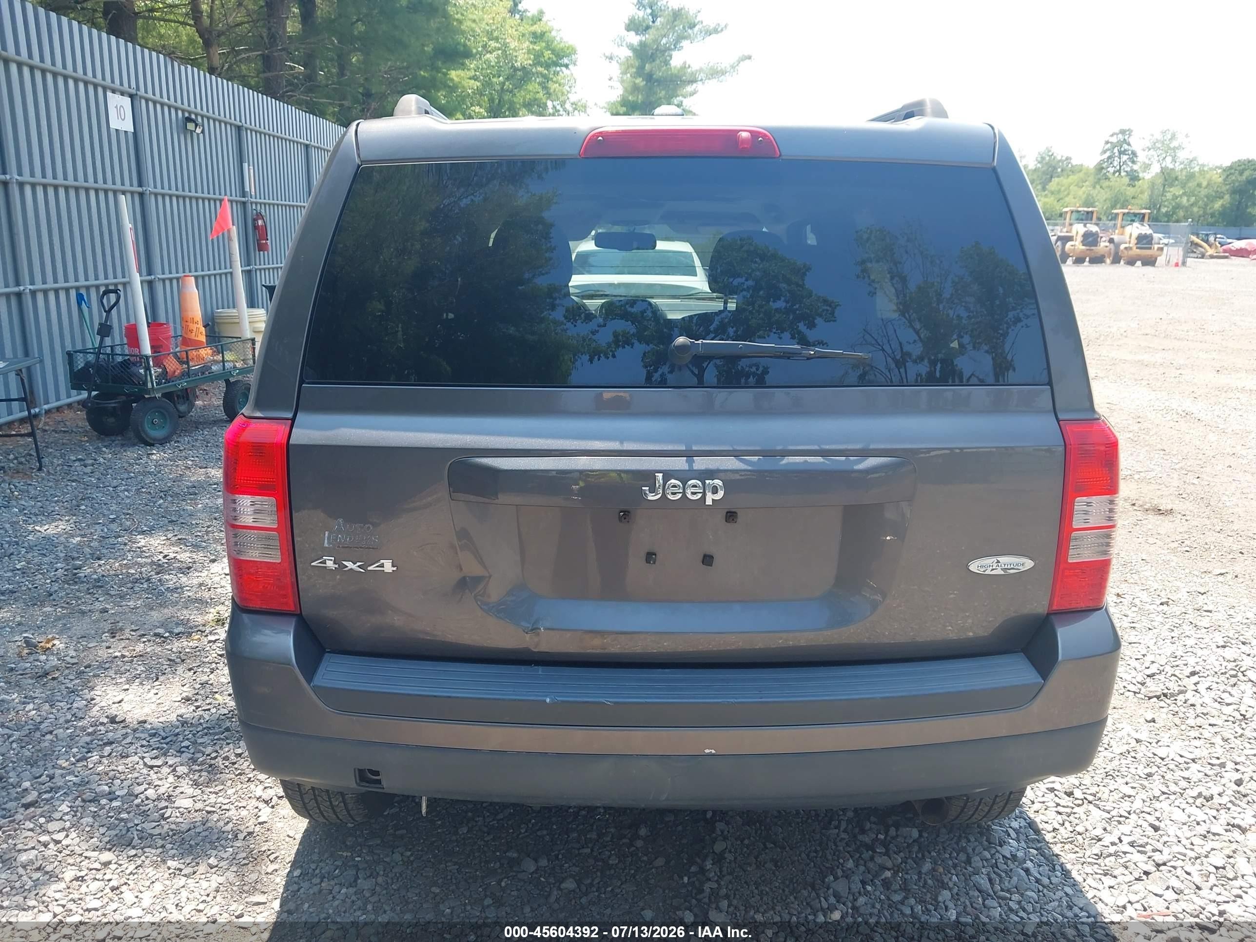 2015 Jeep Patriot High Altitude Edition Gray vin: 1C4NJRFB2FD153996