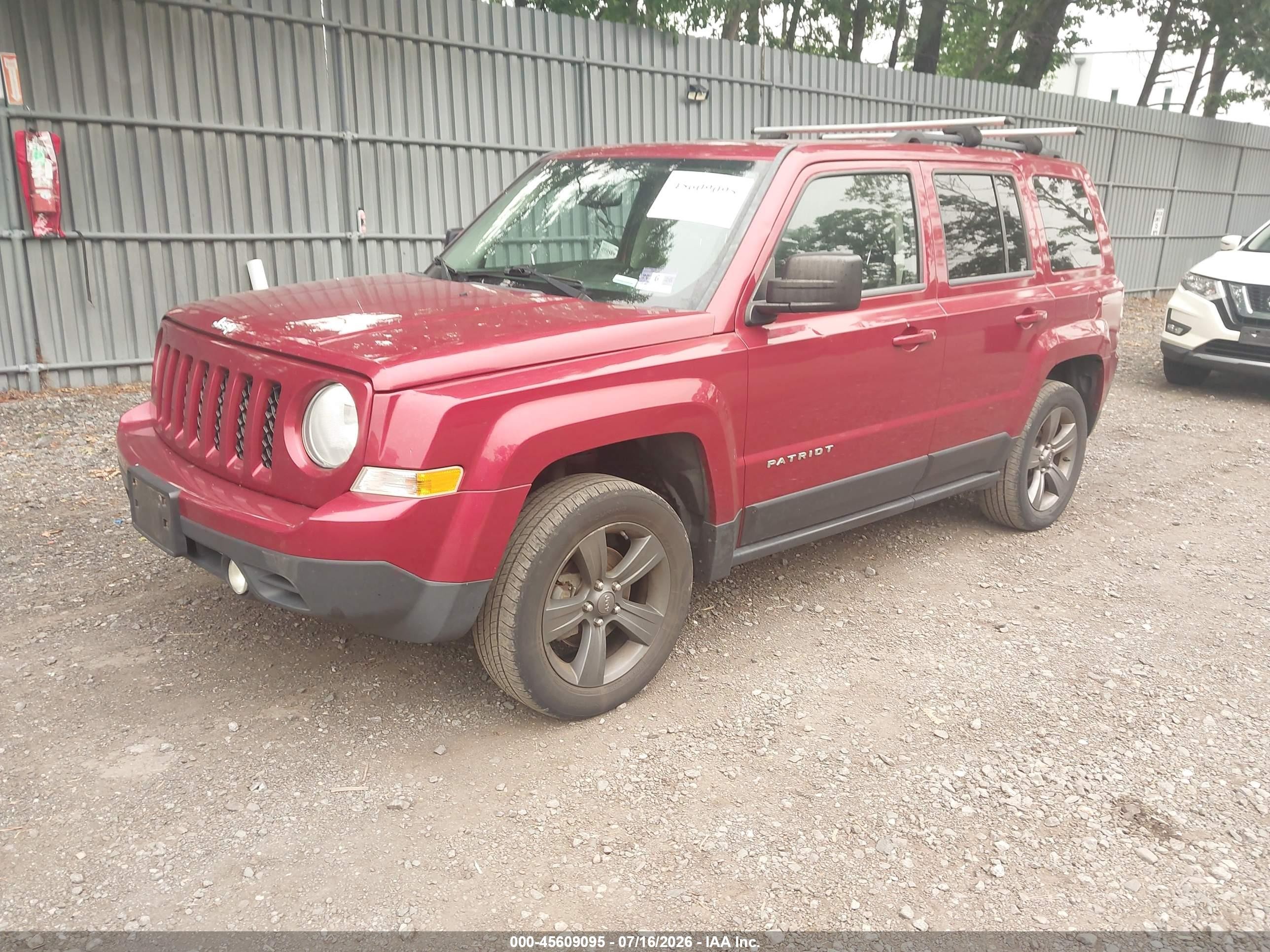 2015 Jeep Patriot High Altitude Edition Красный vin: 1C4NJRFB2FD272616