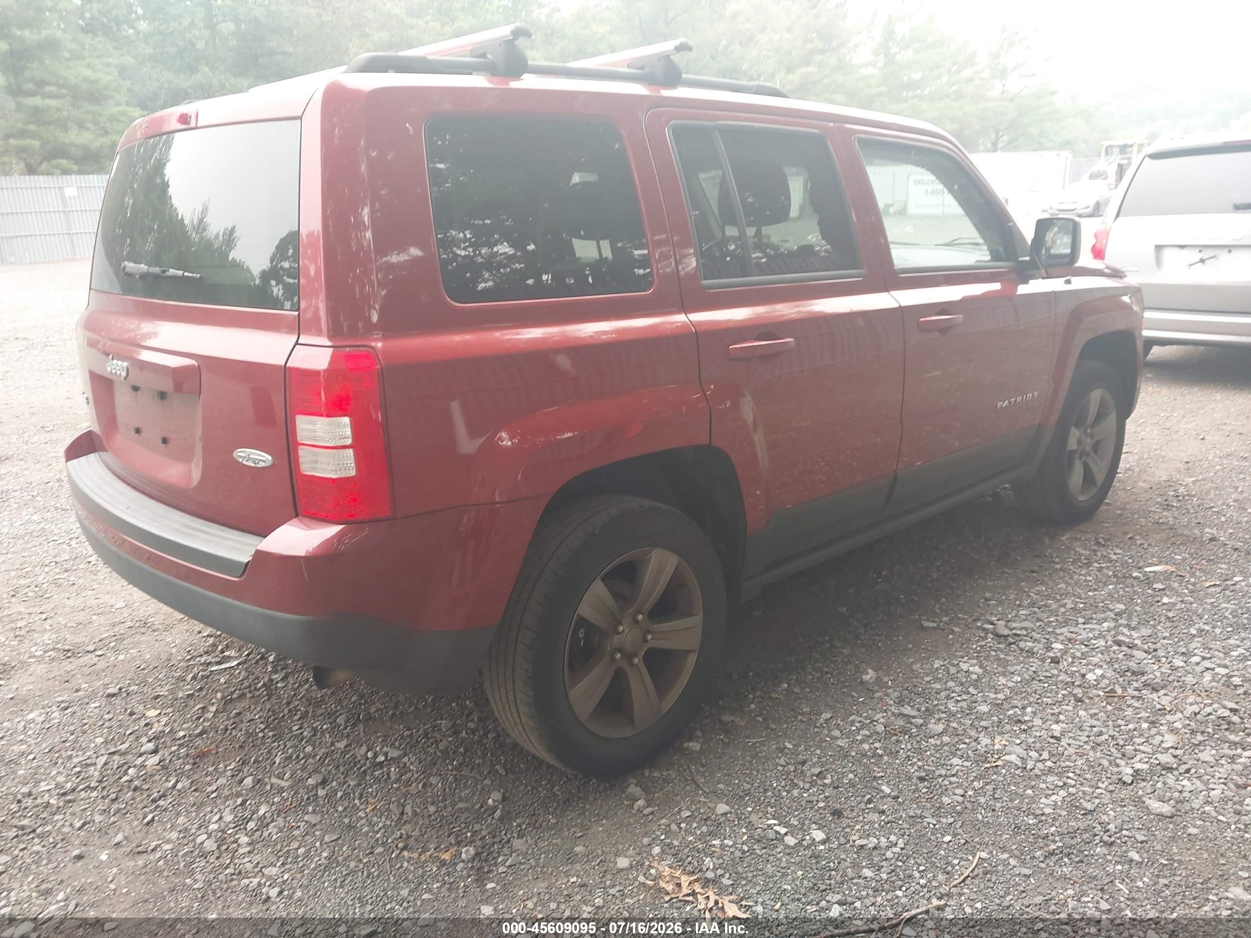 2015 Jeep Patriot High Altitude Edition Красный vin: 1C4NJRFB2FD272616