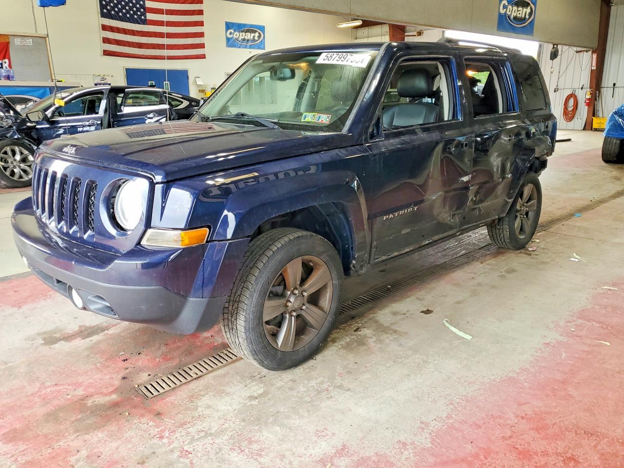 2015 Jeep Patriot Latitude Blue vin: 1C4NJRFB2FD339957
