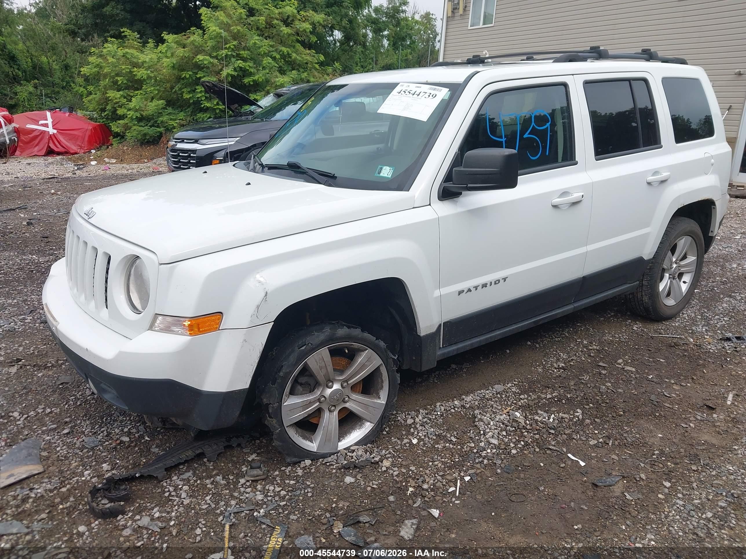 2015 Jeep Patriot High Altitude Edition White vin: 1C4NJRFB2FD370450