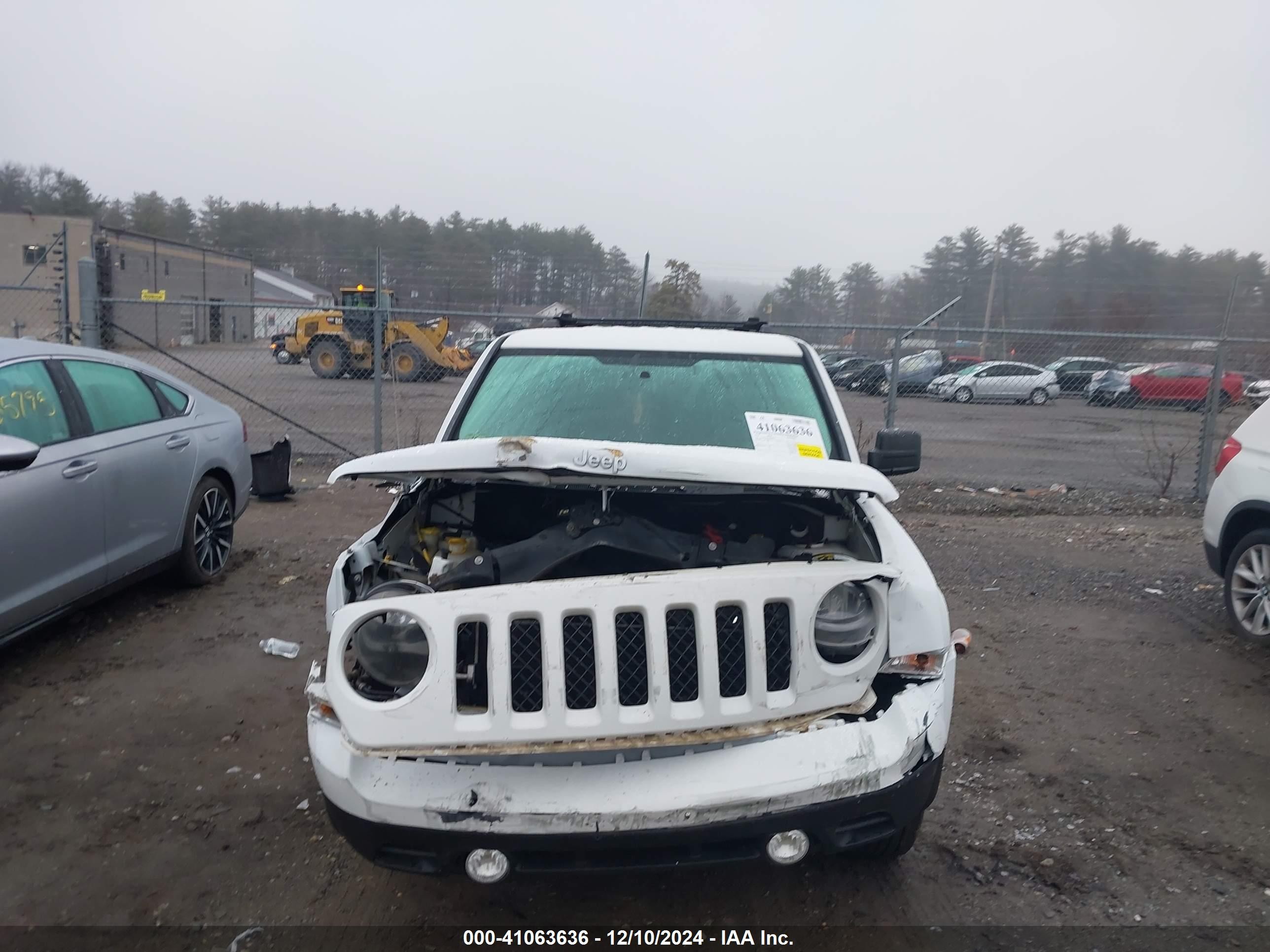 2015 Jeep Patriot Latitude Белый vin: 1C4NJRFB2FD385854
