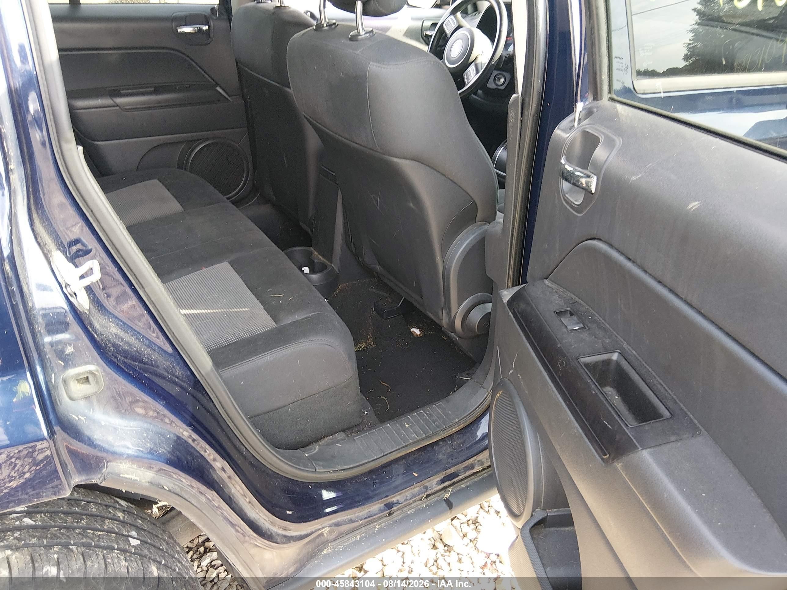 2012 Jeep Patriot Latitude Dark Blue vin: 1C4NJRFB3CD591535