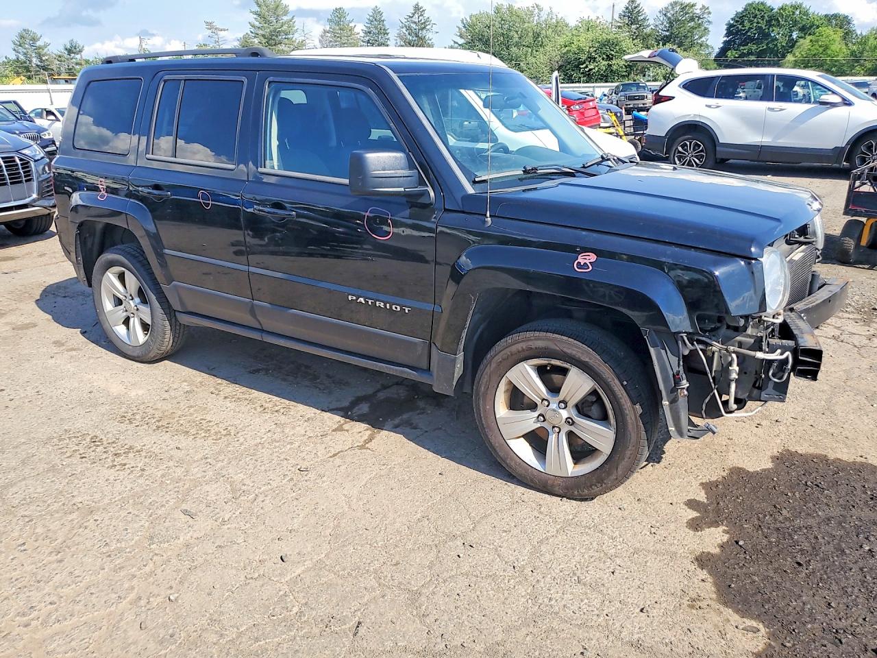 2014 Jeep Patriot Latitude Black vin: 1C4NJRFB3ED512299
