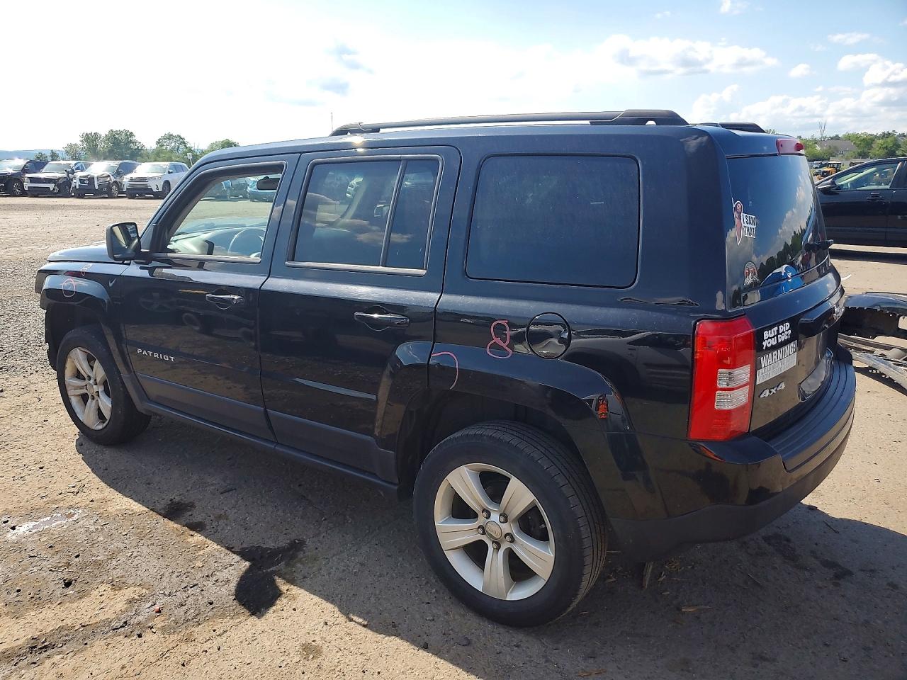 2014 Jeep Patriot Latitude Black vin: 1C4NJRFB3ED512299