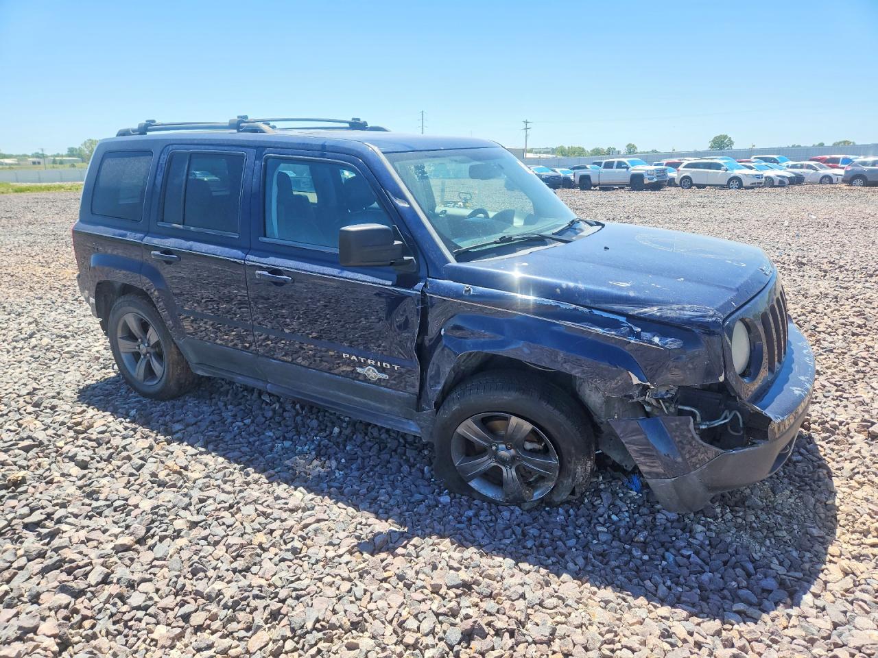 2014 Jeep Patriot Latitude Blue vin: 1C4NJRFB3ED607607