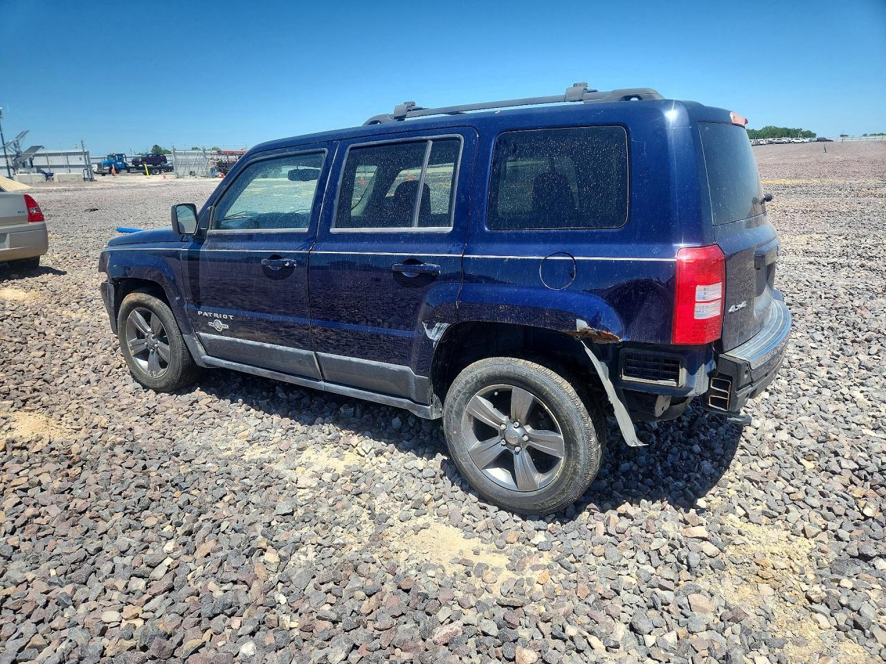 2014 Jeep Patriot Latitude Blue vin: 1C4NJRFB3ED607607