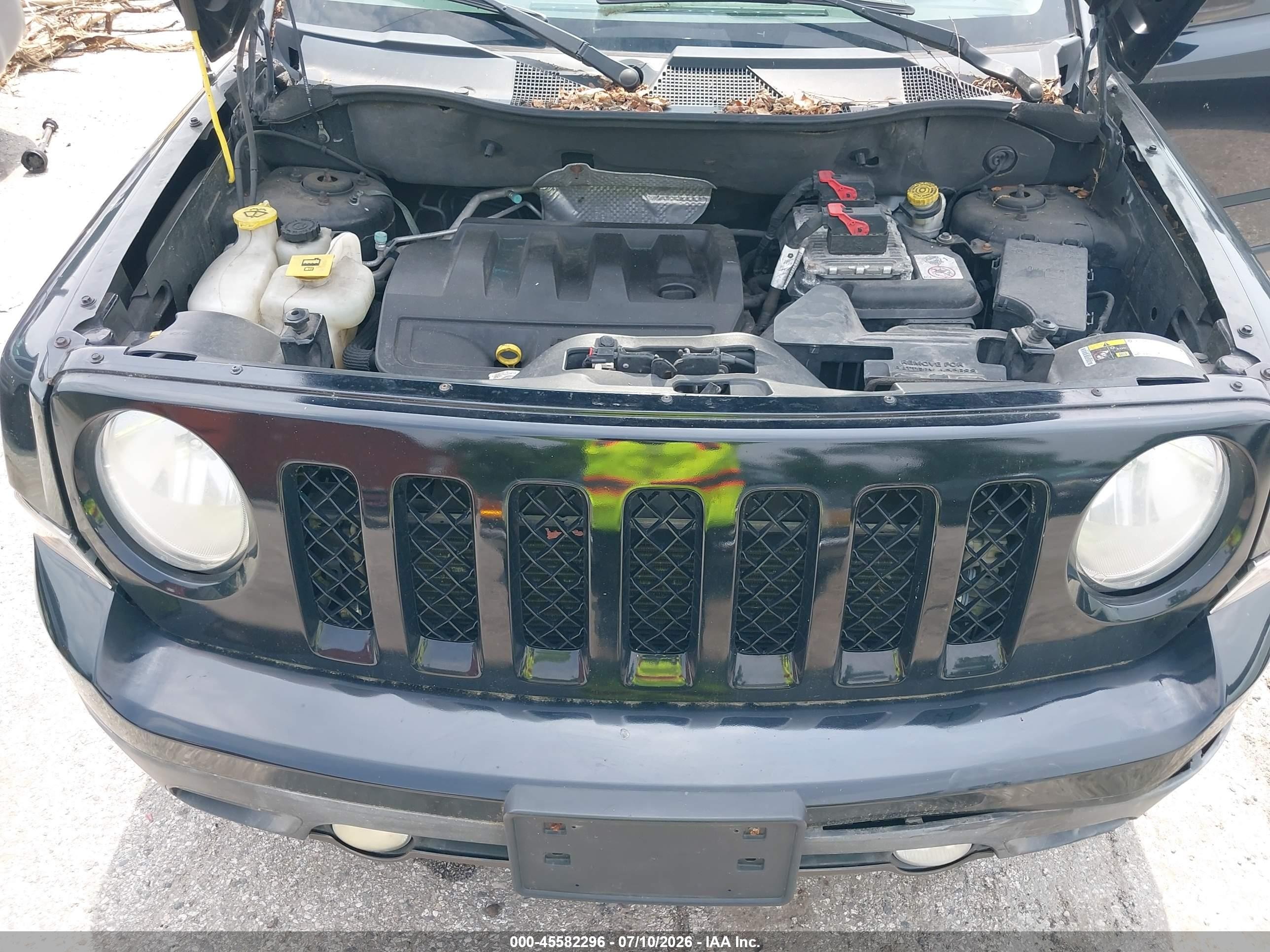 2014 Jeep Patriot Latitude Black vin: 1C4NJRFB3ED817401