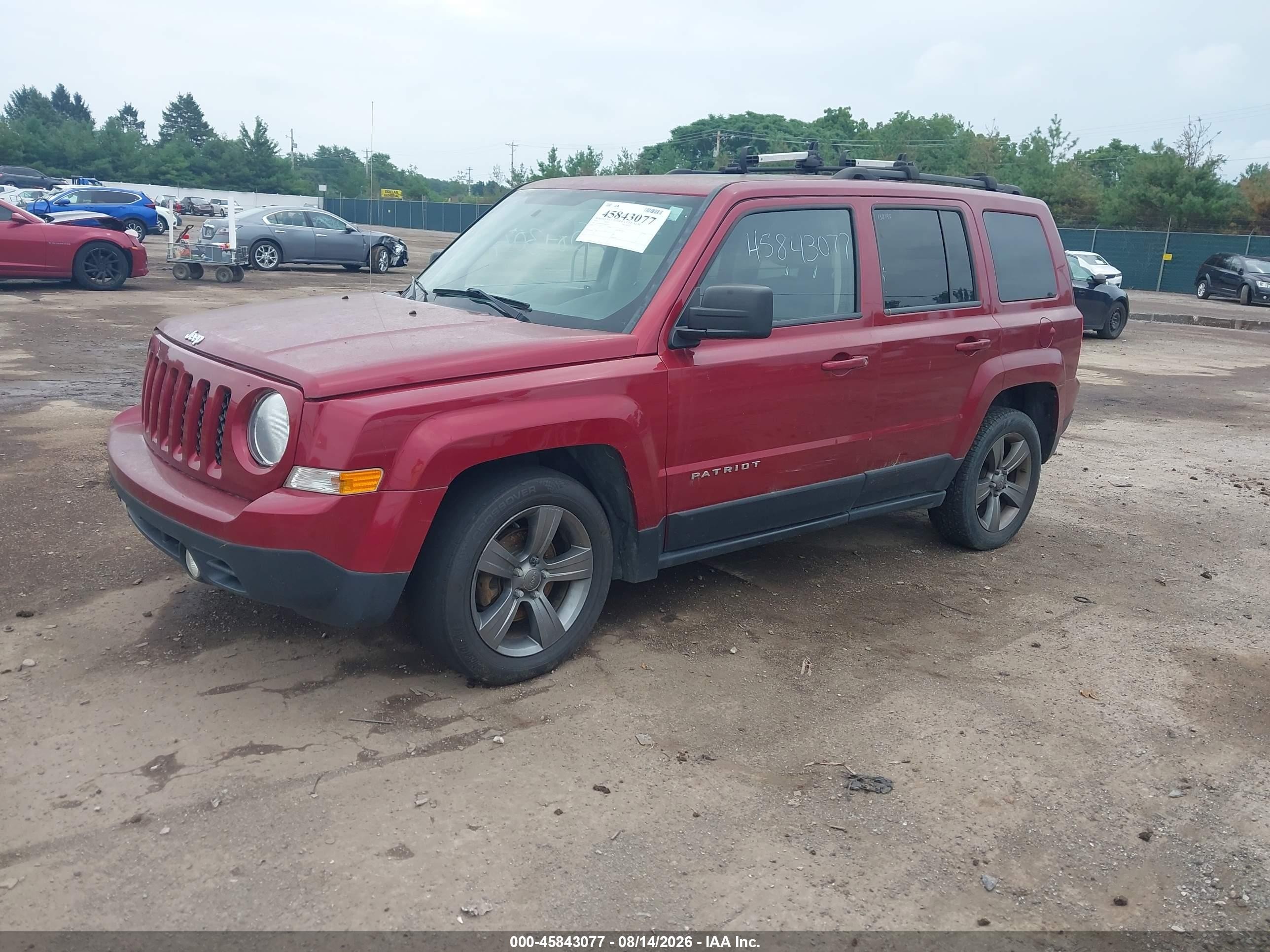 2015 Jeep Patriot High Altitude Edition Red vin: 1C4NJRFB3FD145115