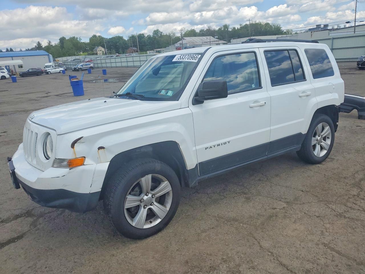 2015 Jeep Patriot Latitude Белый vin: 1C4NJRFB3FD244291