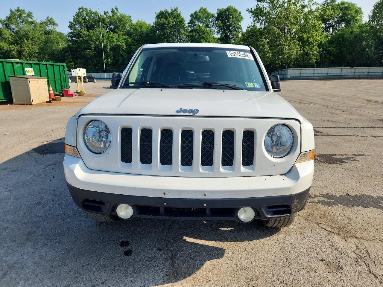 2015 Jeep Patriot Latitude White vin: 1C4NJRFB3FD272236