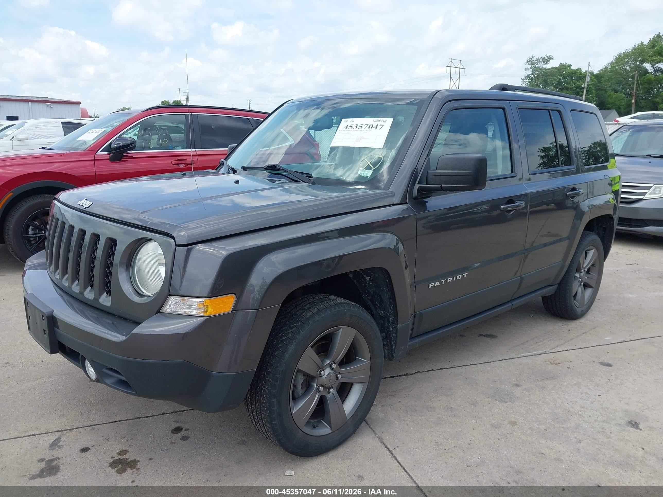 2015 Jeep Patriot High Altitude Edition Gray vin: 1C4NJRFB3FD303131