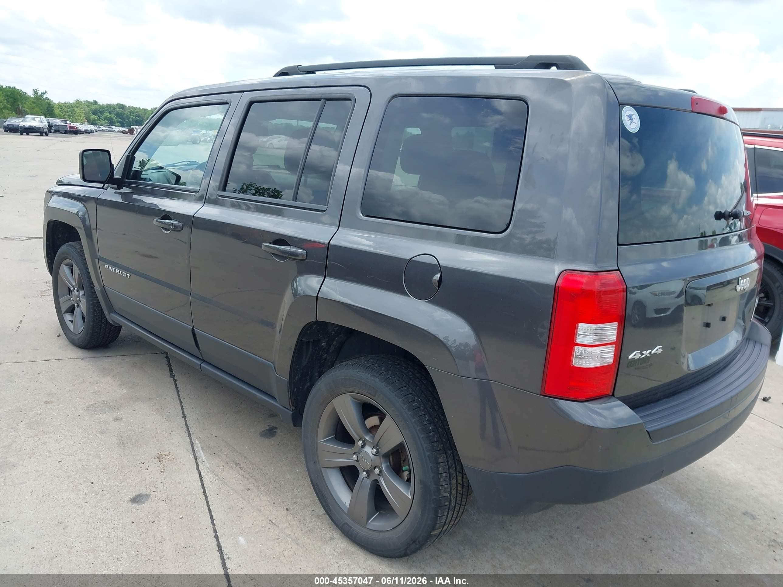2015 Jeep Patriot High Altitude Edition Gray vin: 1C4NJRFB3FD303131