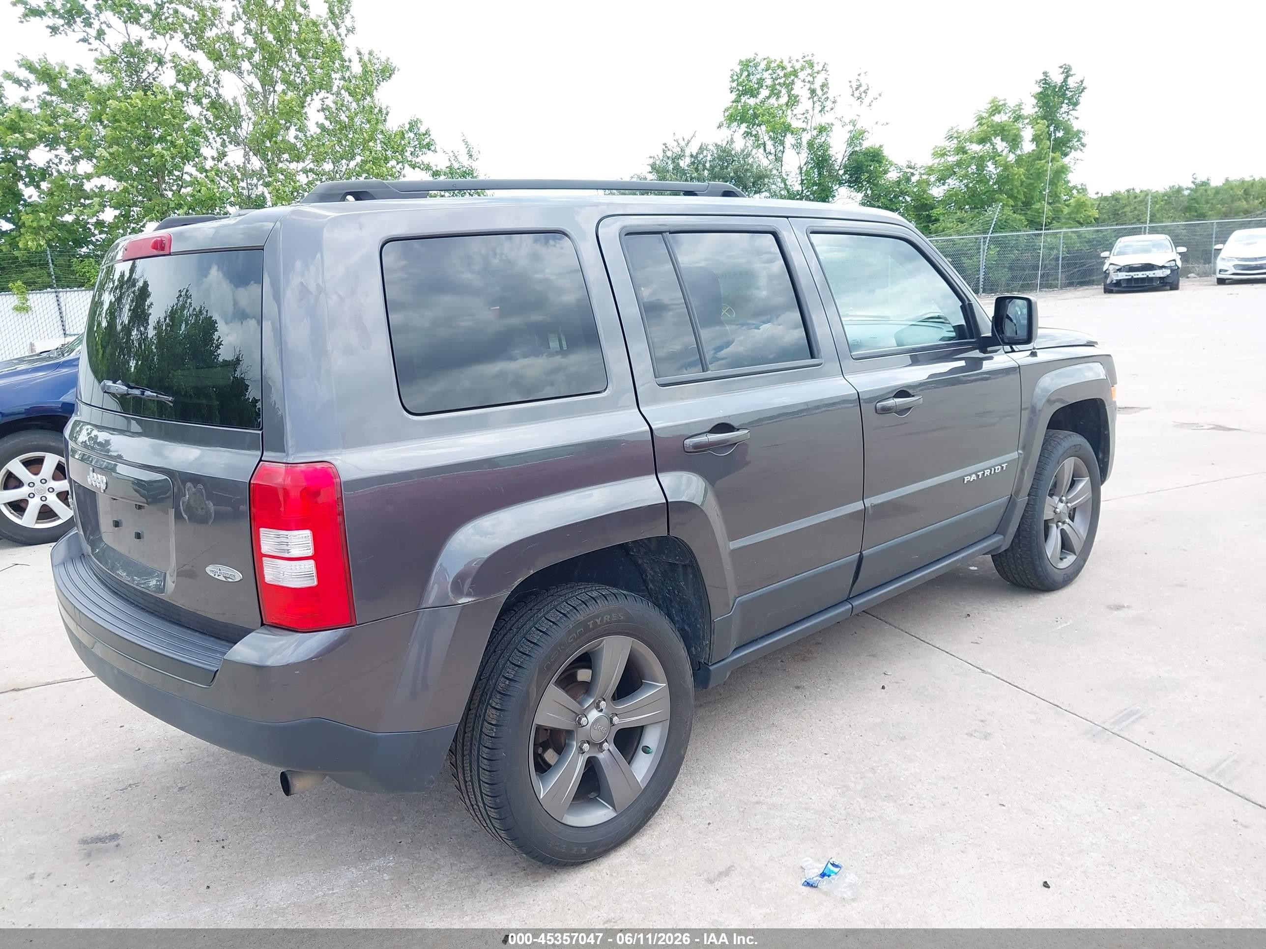 2015 Jeep Patriot High Altitude Edition Gray vin: 1C4NJRFB3FD303131