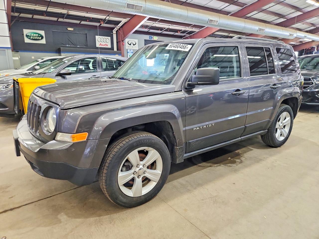 2015 Jeep Patriot Latitude Gray vin: 1C4NJRFB3FD425813