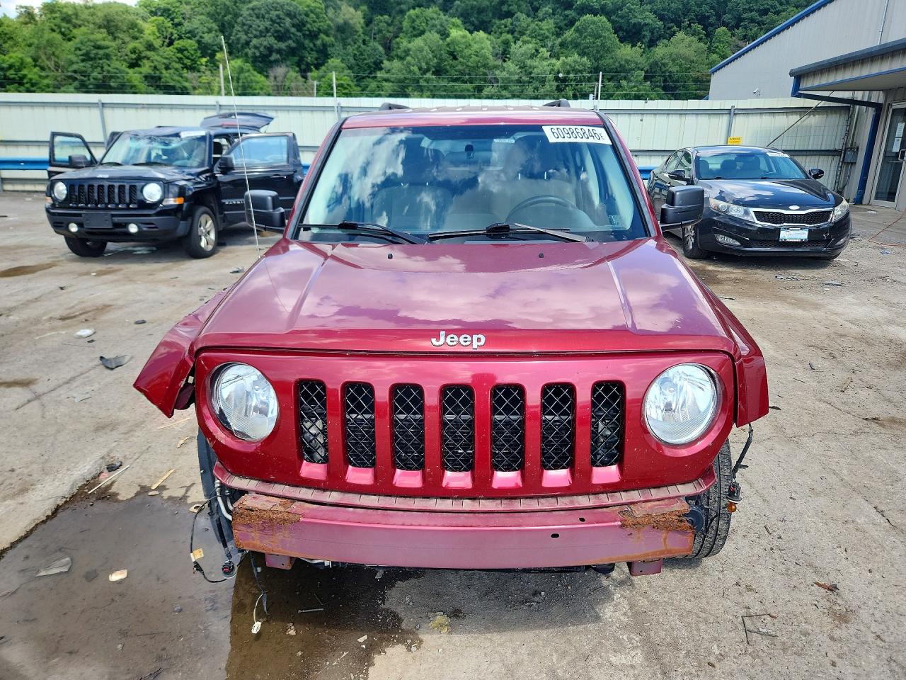 2012 Jeep Patriot Latitude Burgundy vin: 1C4NJRFB4CD525074