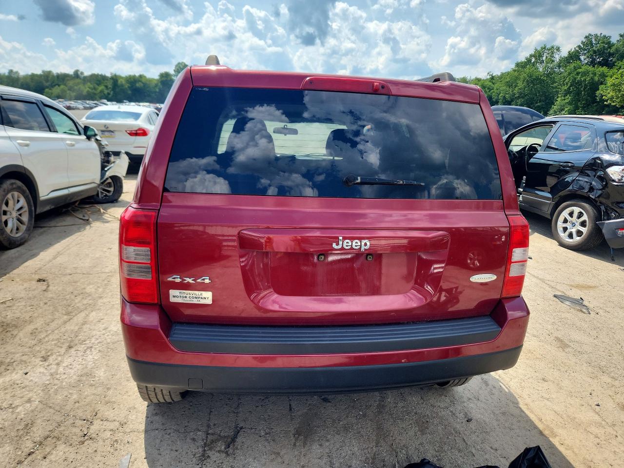 2012 Jeep Patriot Latitude Burgundy vin: 1C4NJRFB4CD525074