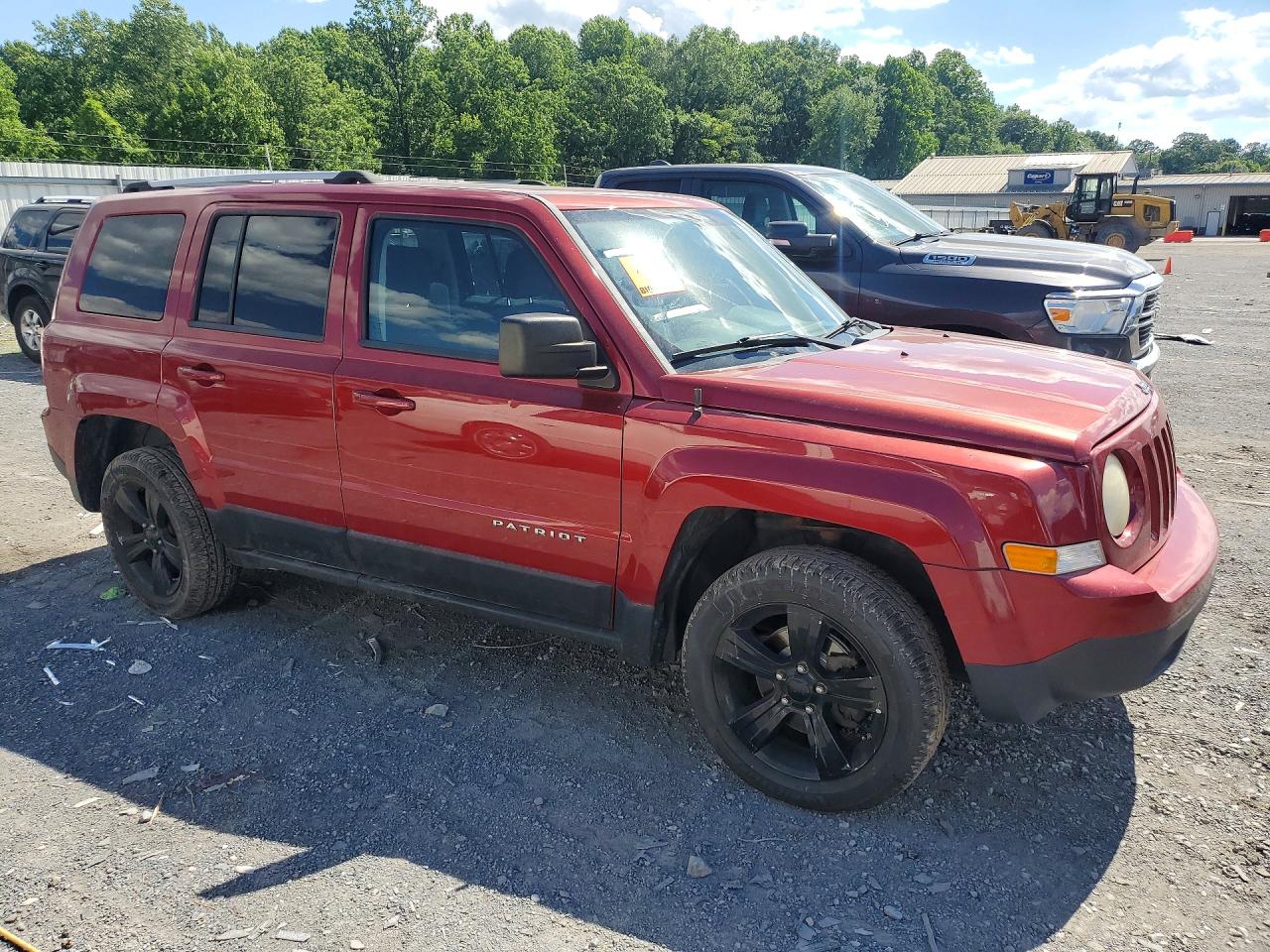 2012 Jeep Patriot Latitude Burgundy vin: 1C4NJRFB4CD689876