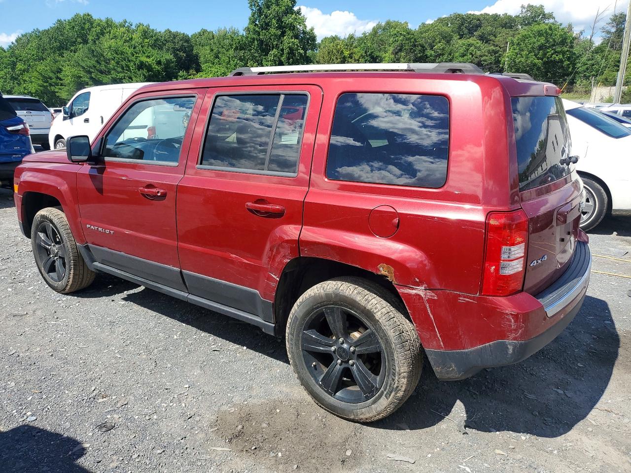 2012 Jeep Patriot Latitude Burgundy vin: 1C4NJRFB4CD689876