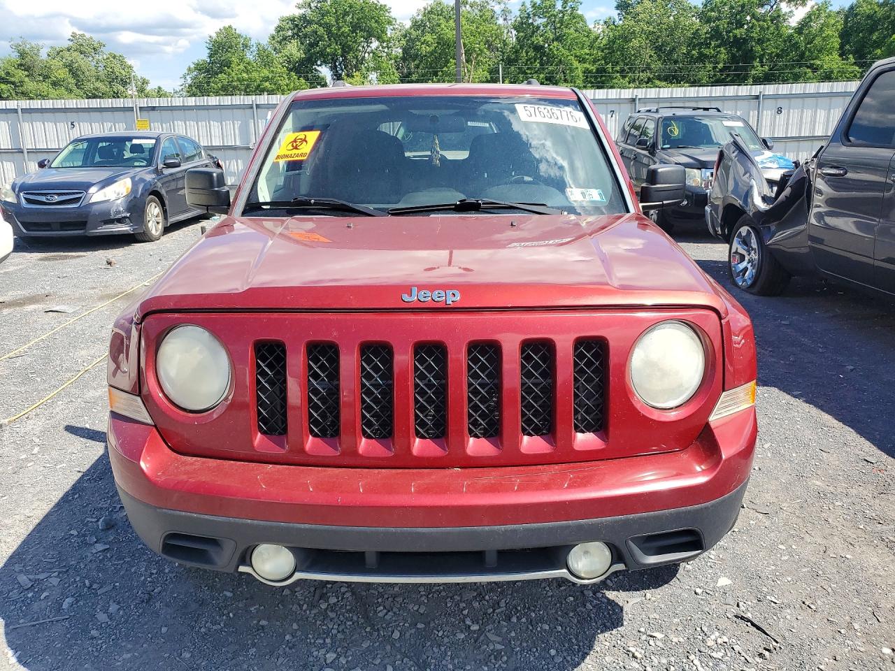 2012 Jeep Patriot Latitude Burgundy vin: 1C4NJRFB4CD689876