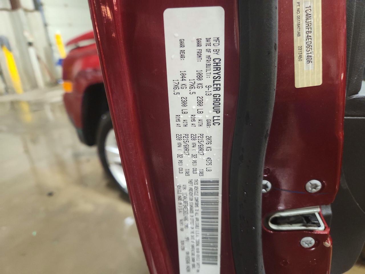 2014 Jeep Patriot Latitude Red vin: 1C4NJRFB4ED651406