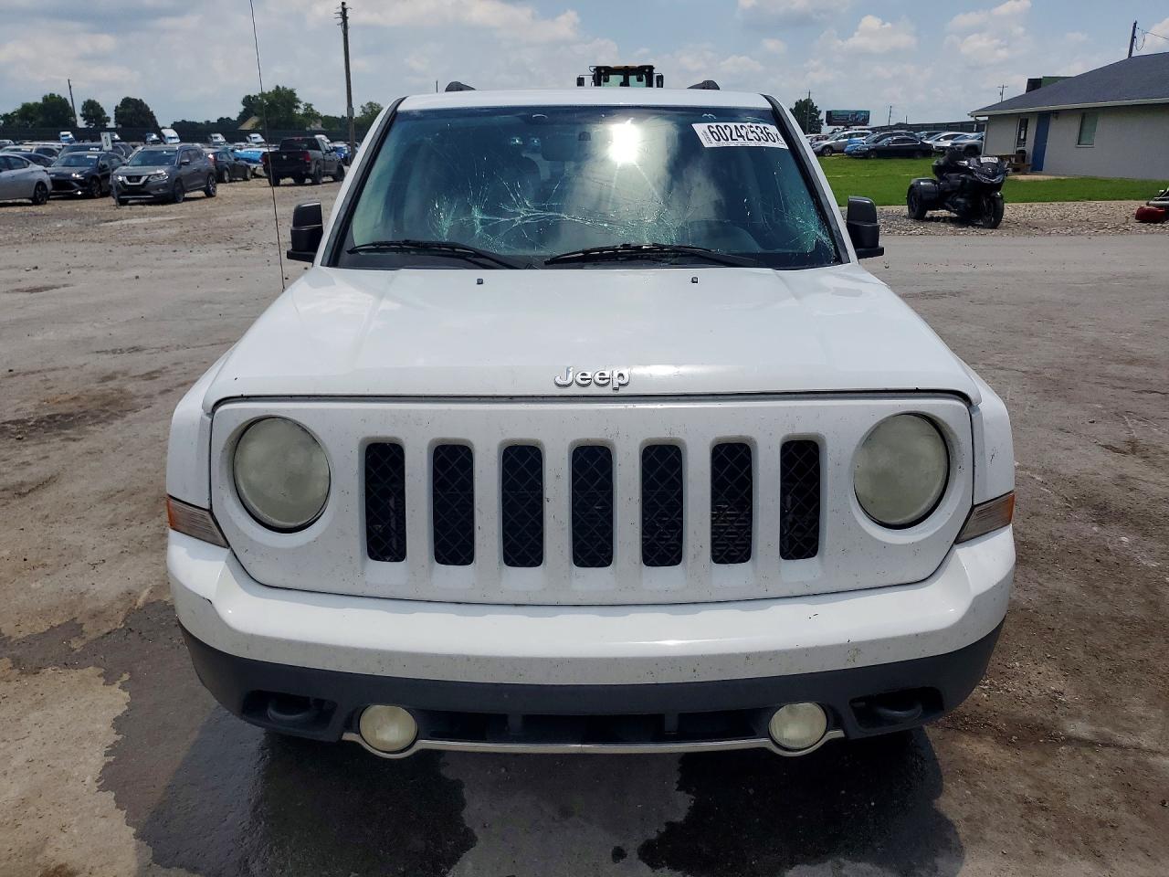2014 Jeep Patriot Latitude Белый vin: 1C4NJRFB4ED670845