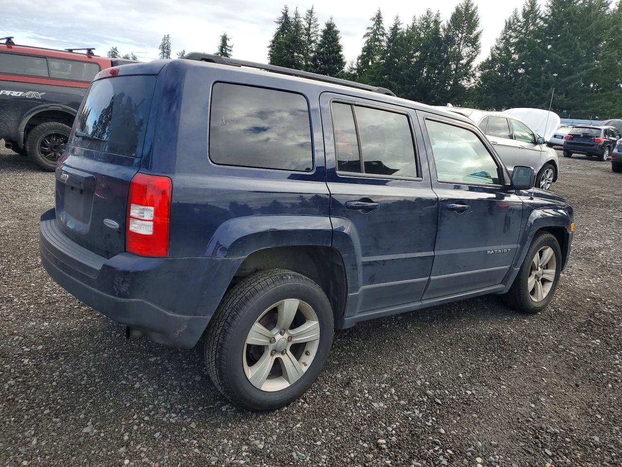 2015 Jeep Patriot Latitude Blue vin: 1C4NJRFB4FD143082