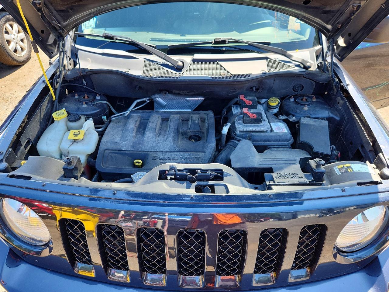 2015 Jeep Patriot Latitude Серый vin: 1C4NJRFB4FD216225
