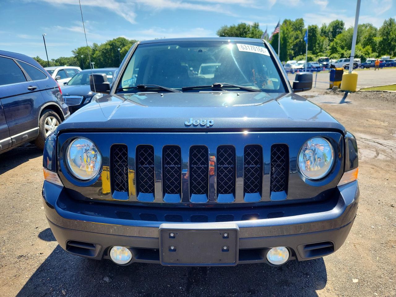 2015 Jeep Patriot Latitude Серый vin: 1C4NJRFB4FD216225
