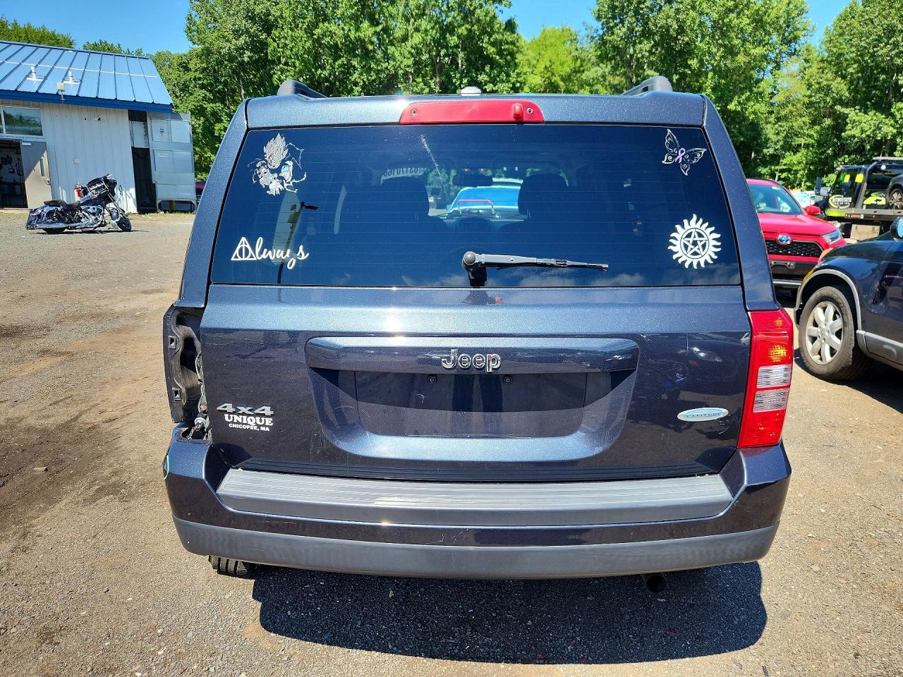 2015 Jeep Patriot Latitude Серый vin: 1C4NJRFB4FD216225