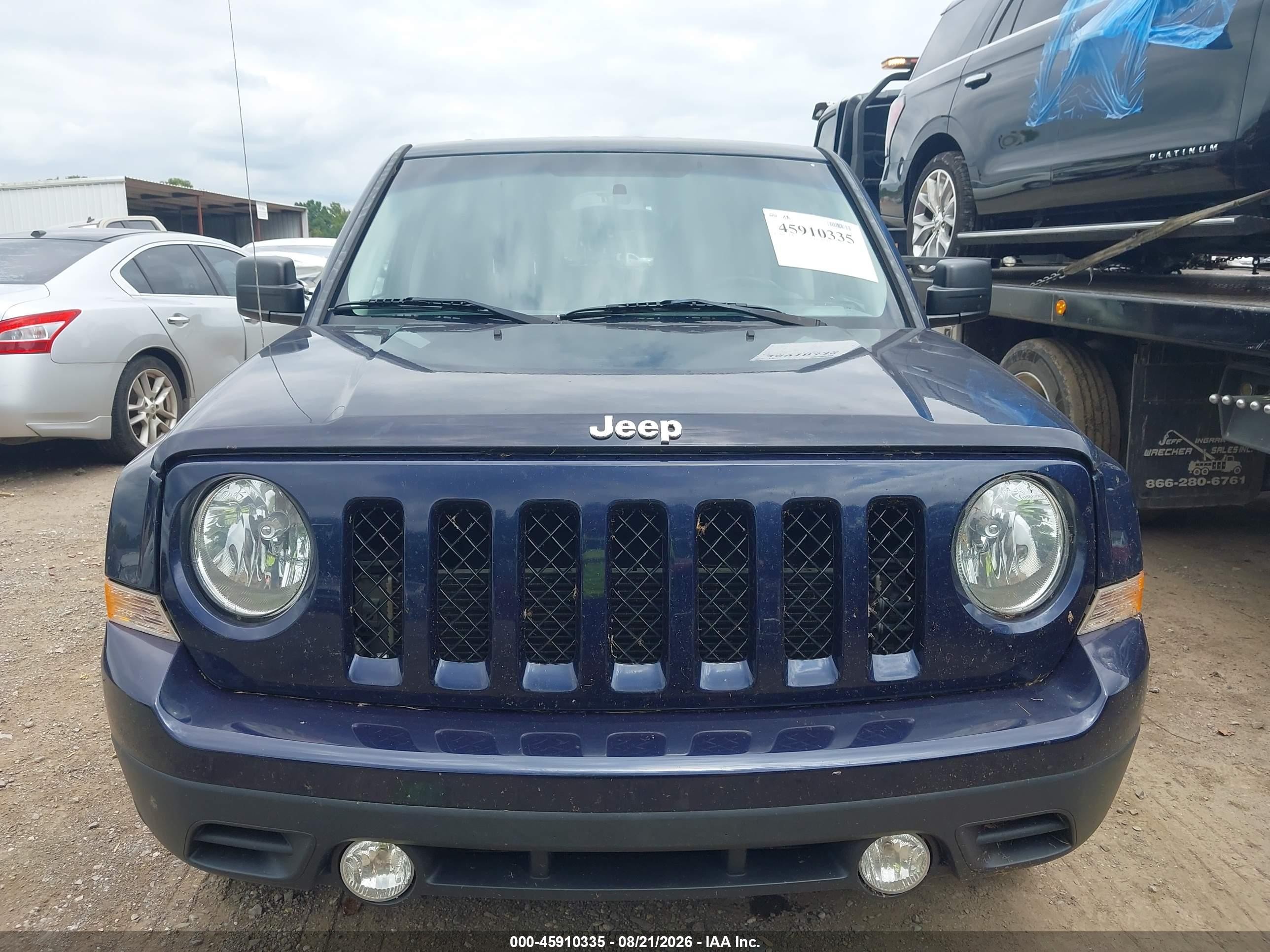 2015 Jeep Patriot Latitude Синий vin: 1C4NJRFB4FD412973