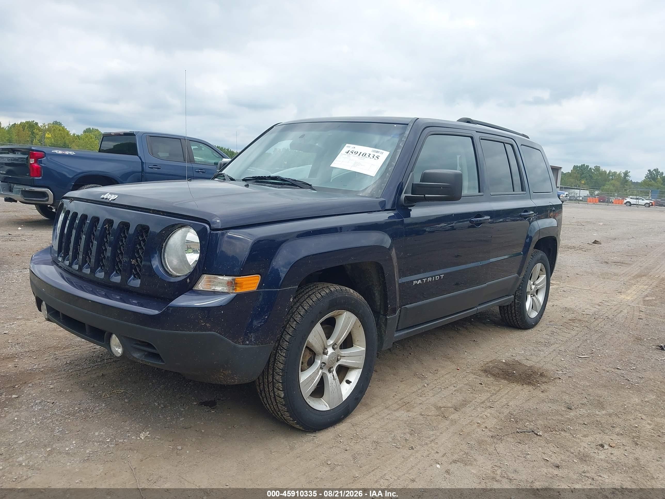 2015 Jeep Patriot Latitude Синий vin: 1C4NJRFB4FD412973